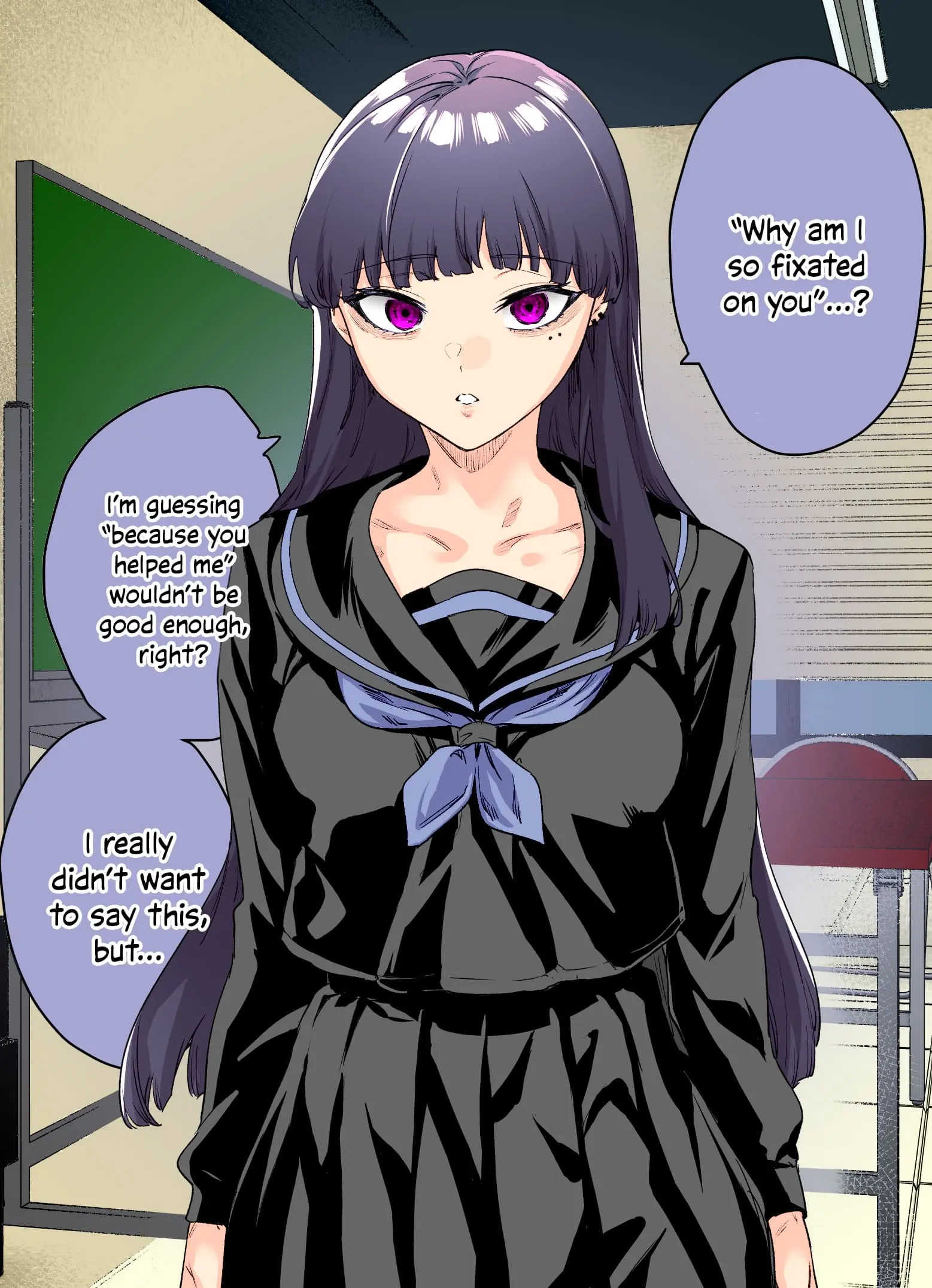 I Thought She Was a Yandere, but Apparently She's Even Worse (Colored) - Chapter 7 - Page 1
