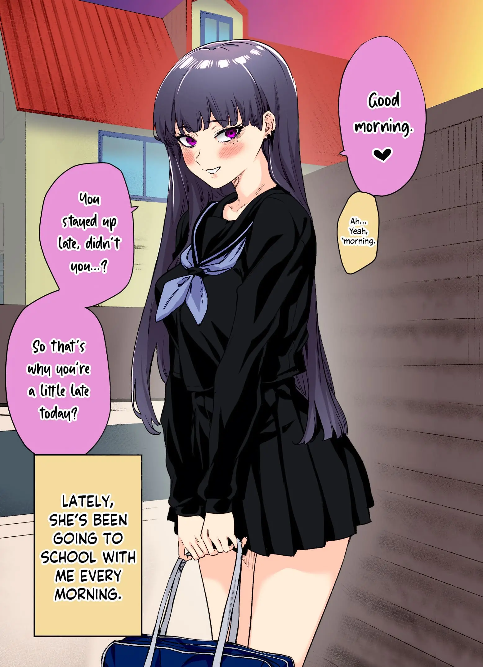 I Thought She Was a Yandere, but Apparently She's Even Worse (Colored) - Chapter 8 - Page 1