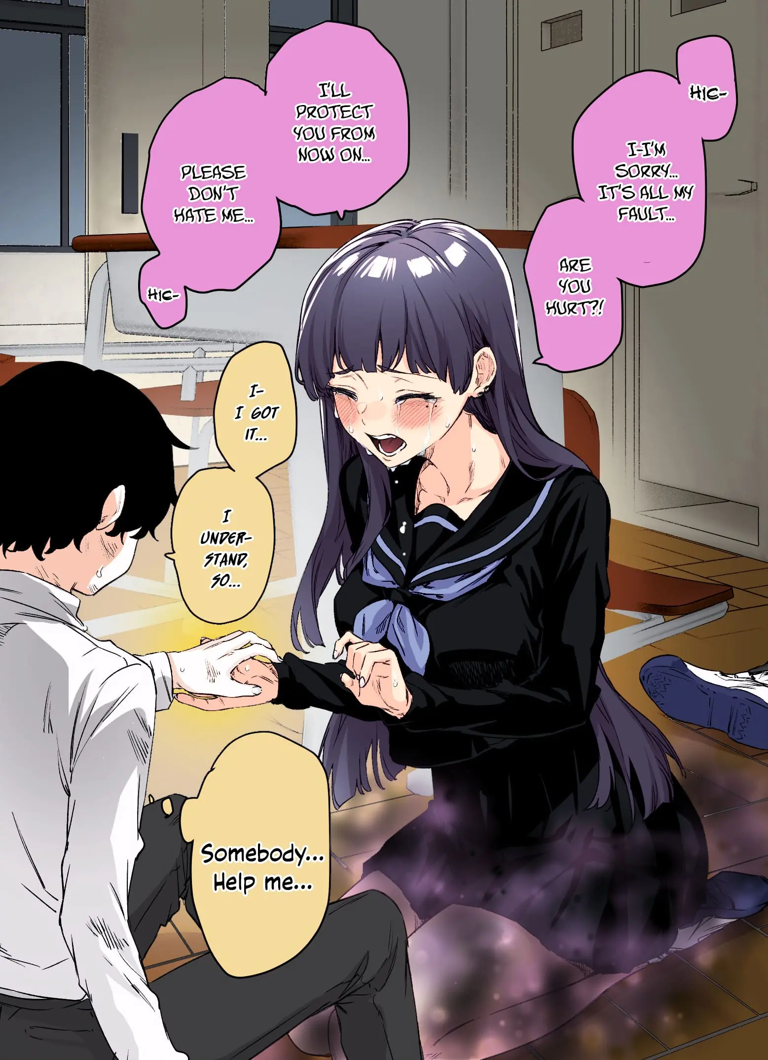 I Thought She Was a Yandere, but Apparently She's Even Worse (Colored) - Chapter 9 - Page 4