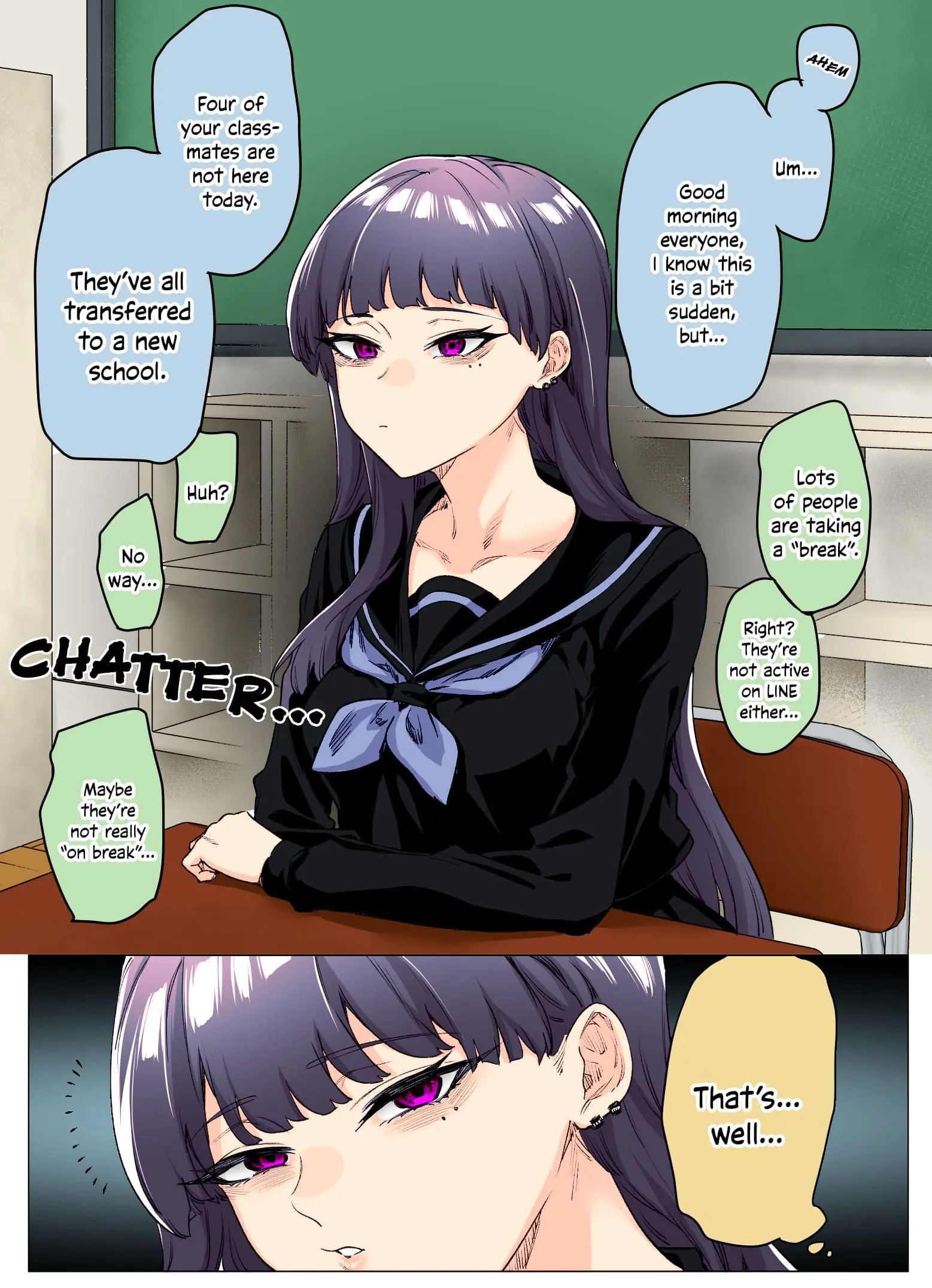 I Thought She Was a Yandere, but Apparently She's Even Worse (Colored) - Chapter 10 - Page 1