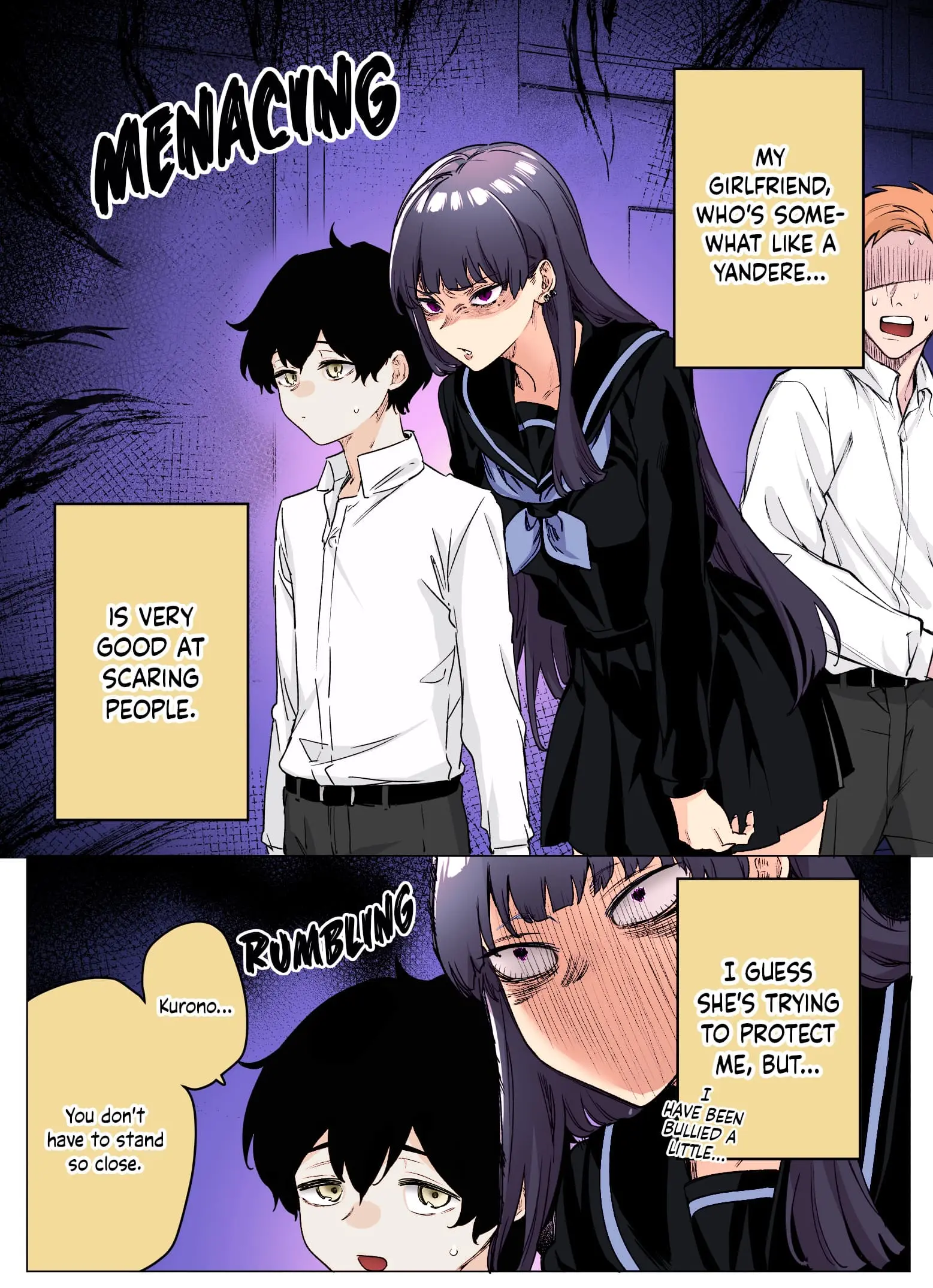 I Thought She Was a Yandere, but Apparently She's Even Worse (Colored) - Chapter 14 - Page 1