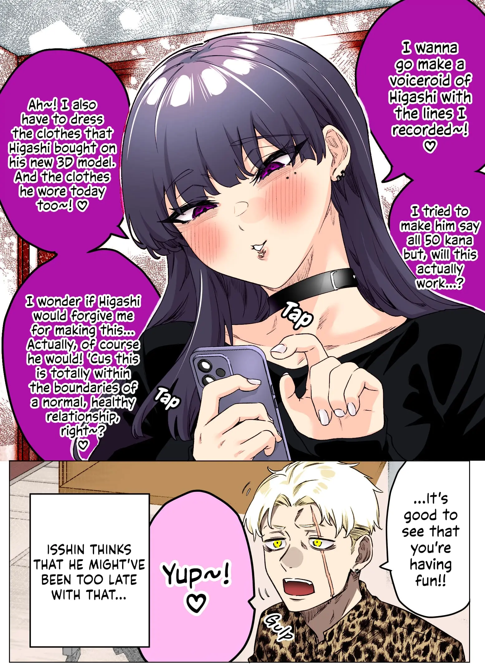 I Thought She Was a Yandere, but Apparently She's Even Worse (Colored) - Chapter 21 - Page 2