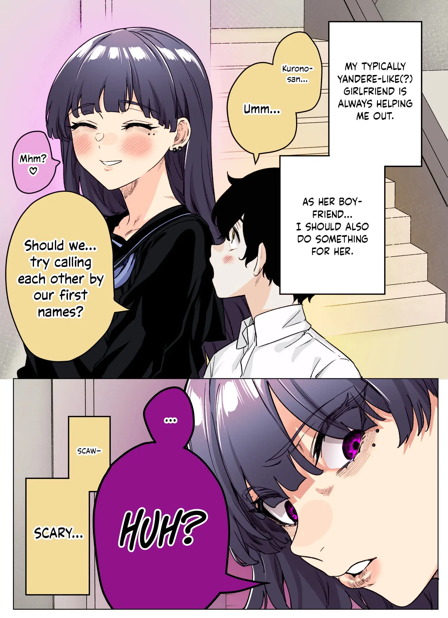 I Thought She Was a Yandere, but Apparently She's Even Worse (Colored) - Chapter 31 - Page 1