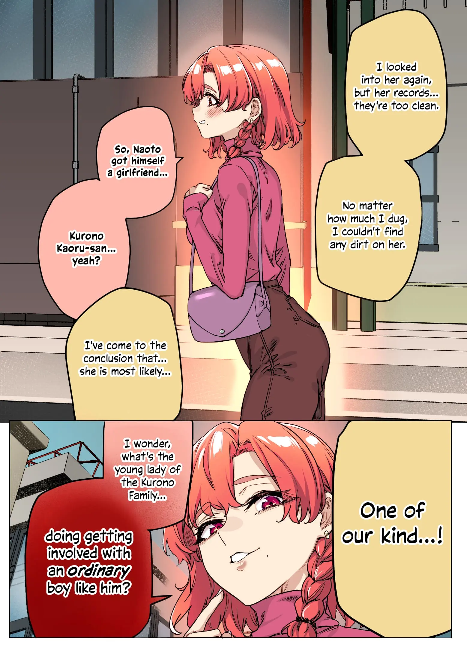 I Thought She Was a Yandere, but Apparently She's Even Worse (Colored) - Chapter 32 - Page 2