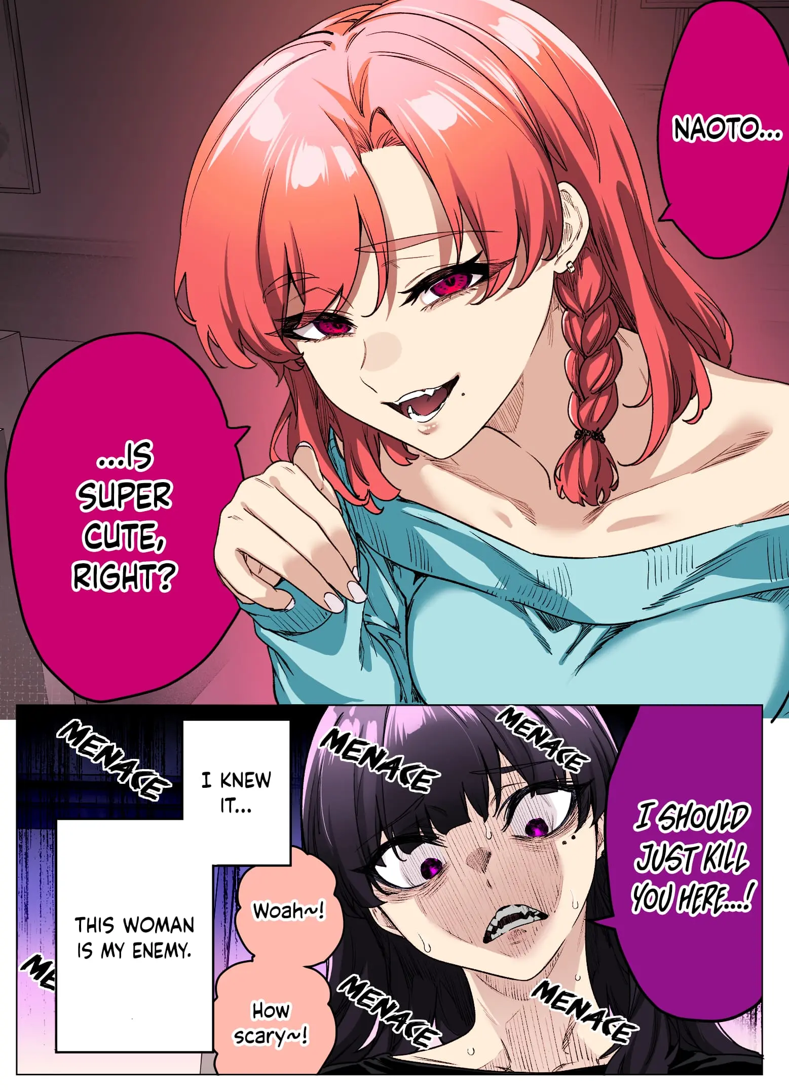 I Thought She Was a Yandere, but Apparently She's Even Worse (Colored) - Chapter 33 - Page 2