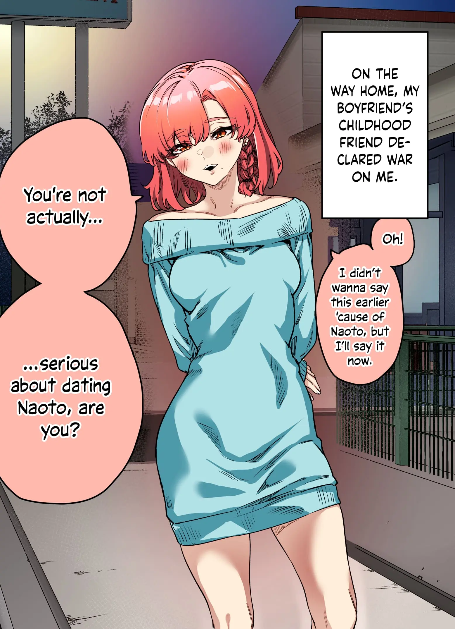 I Thought She Was a Yandere, but Apparently She's Even Worse (Colored) - Chapter 34 - Page 1