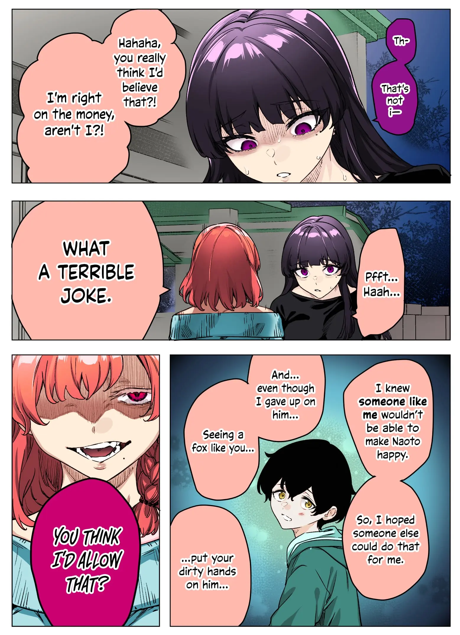 I Thought She Was a Yandere, but Apparently She's Even Worse (Colored) - Chapter 34 - Page 3