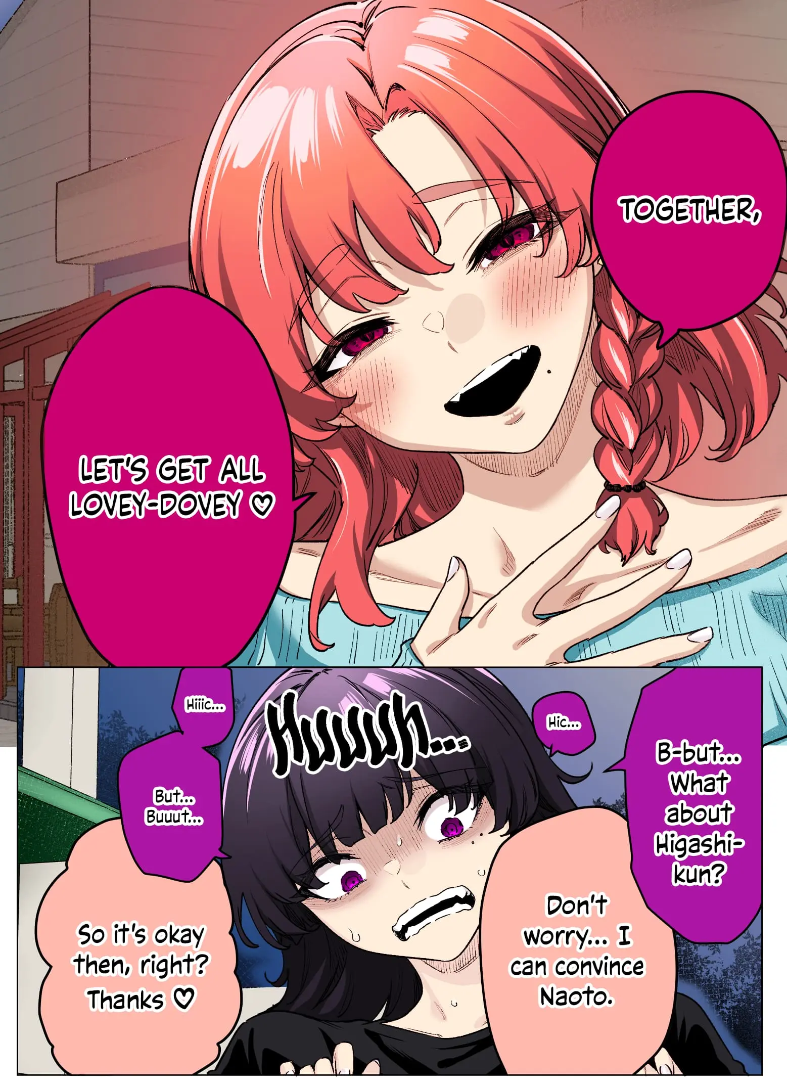 I Thought She Was a Yandere, but Apparently She's Even Worse (Colored) - Chapter 35 - Page 2
