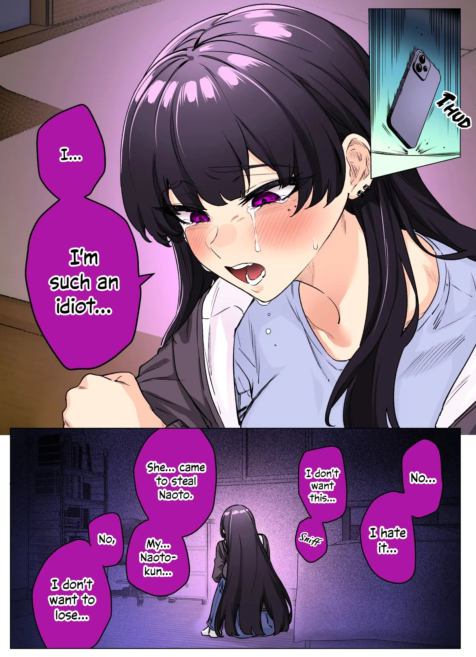 I Thought She Was a Yandere, but Apparently She's Even Worse (Colored) - Chapter 37 - Page 2