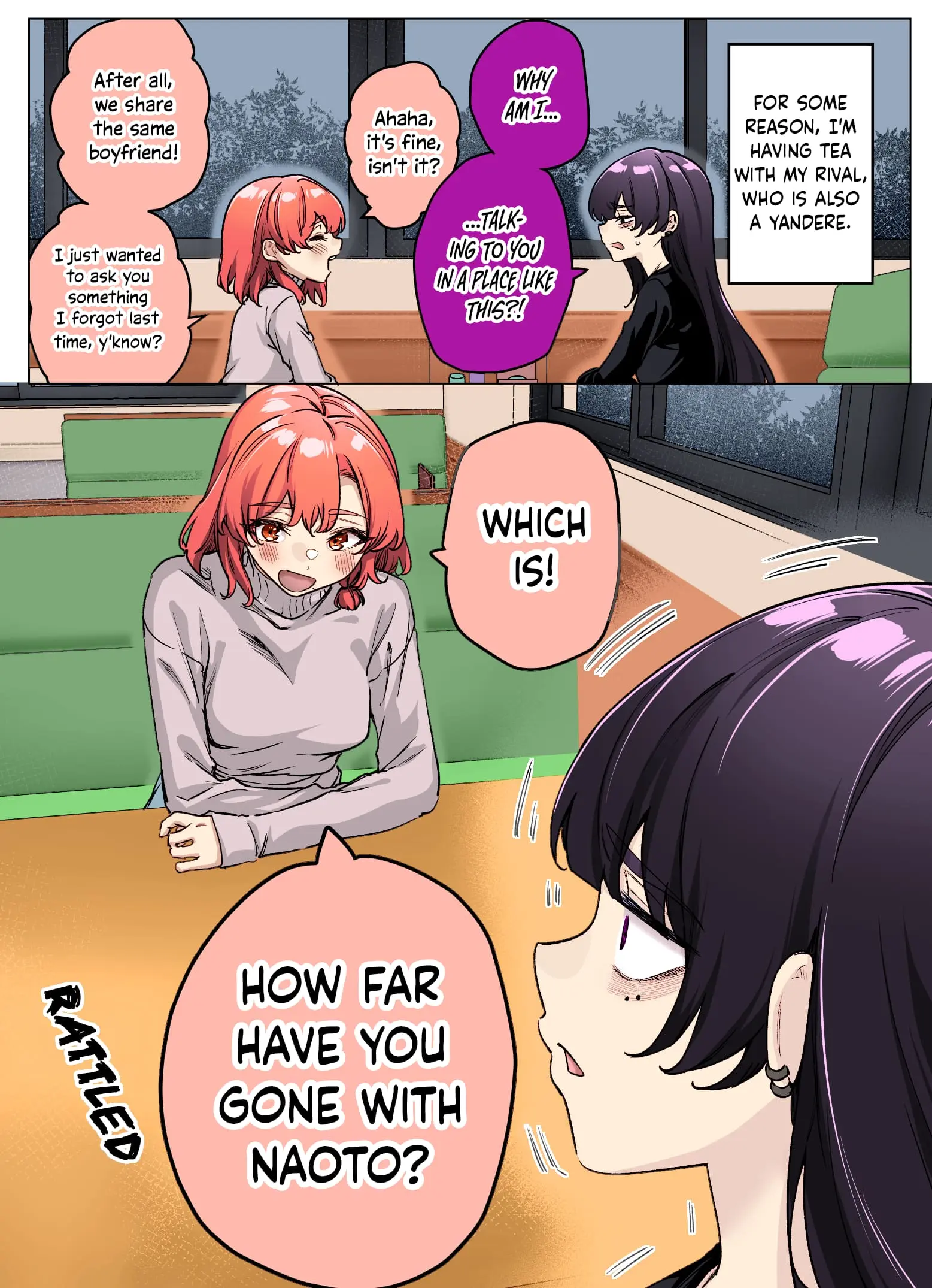 I Thought She Was a Yandere, but Apparently She's Even Worse (Colored) - Chapter 41 - Page 1