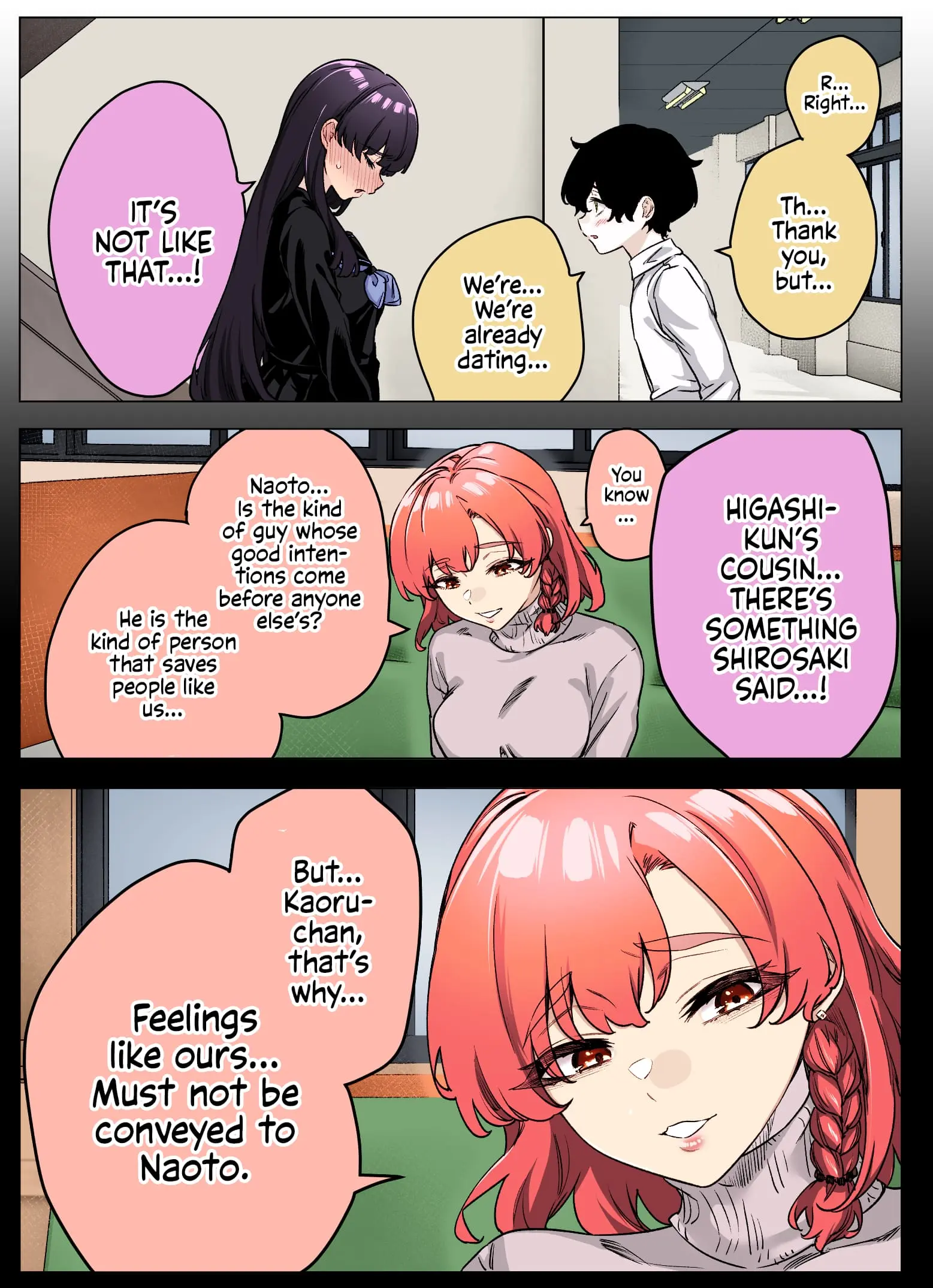 I Thought She Was a Yandere, but Apparently She's Even Worse (Colored) - Chapter 43 - Page 2