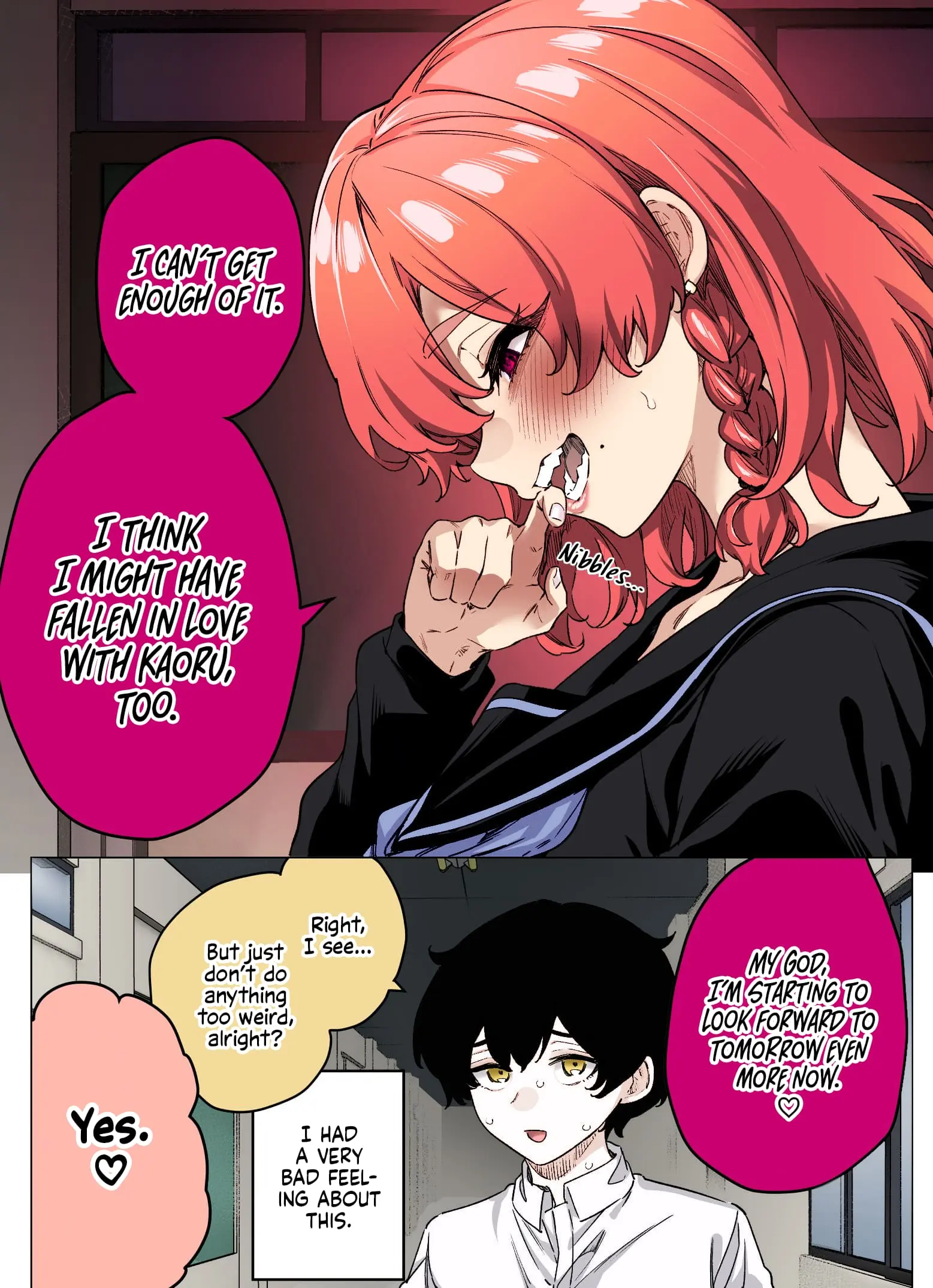 I Thought She Was a Yandere, but Apparently She's Even Worse (Colored) - Chapter 46 - Page 2