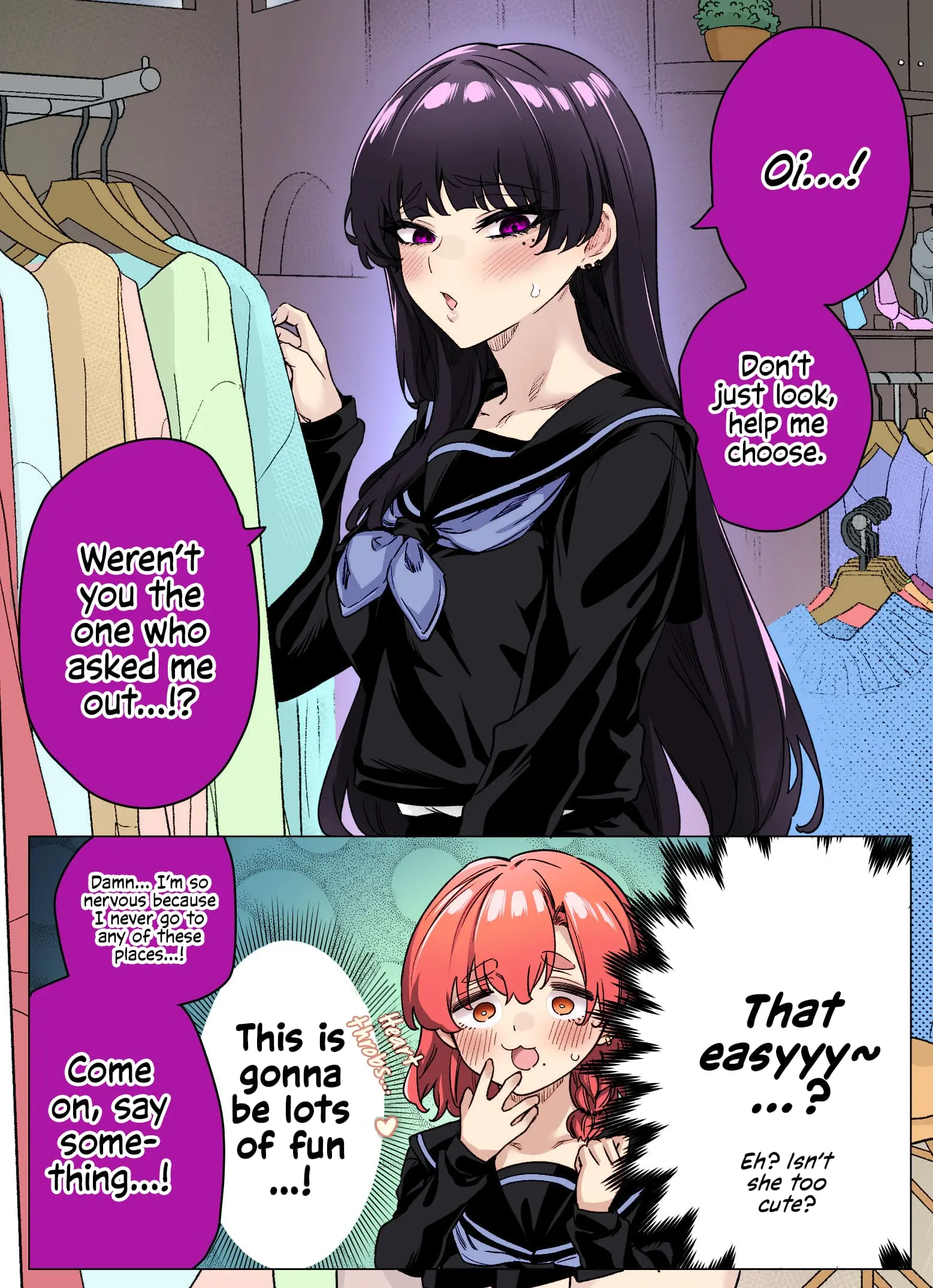 I Thought She Was a Yandere, but Apparently She's Even Worse (Colored) - Chapter 47 - Page 2