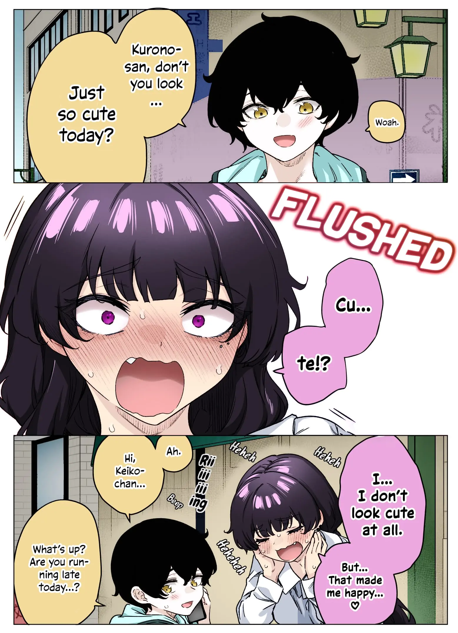 I Thought She Was a Yandere, but Apparently She's Even Worse (Colored) - Chapter 48 - Page 2