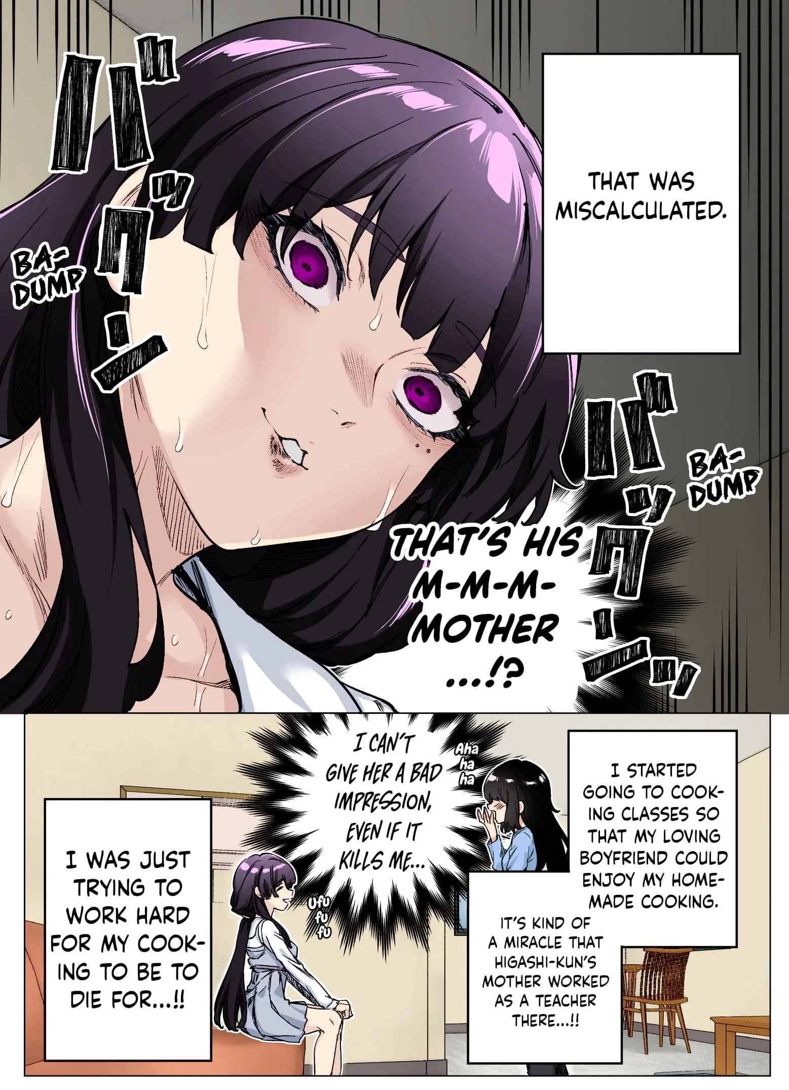 I Thought She Was a Yandere, but Apparently She's Even Worse (Colored) - Chapter 49 - Page 2
