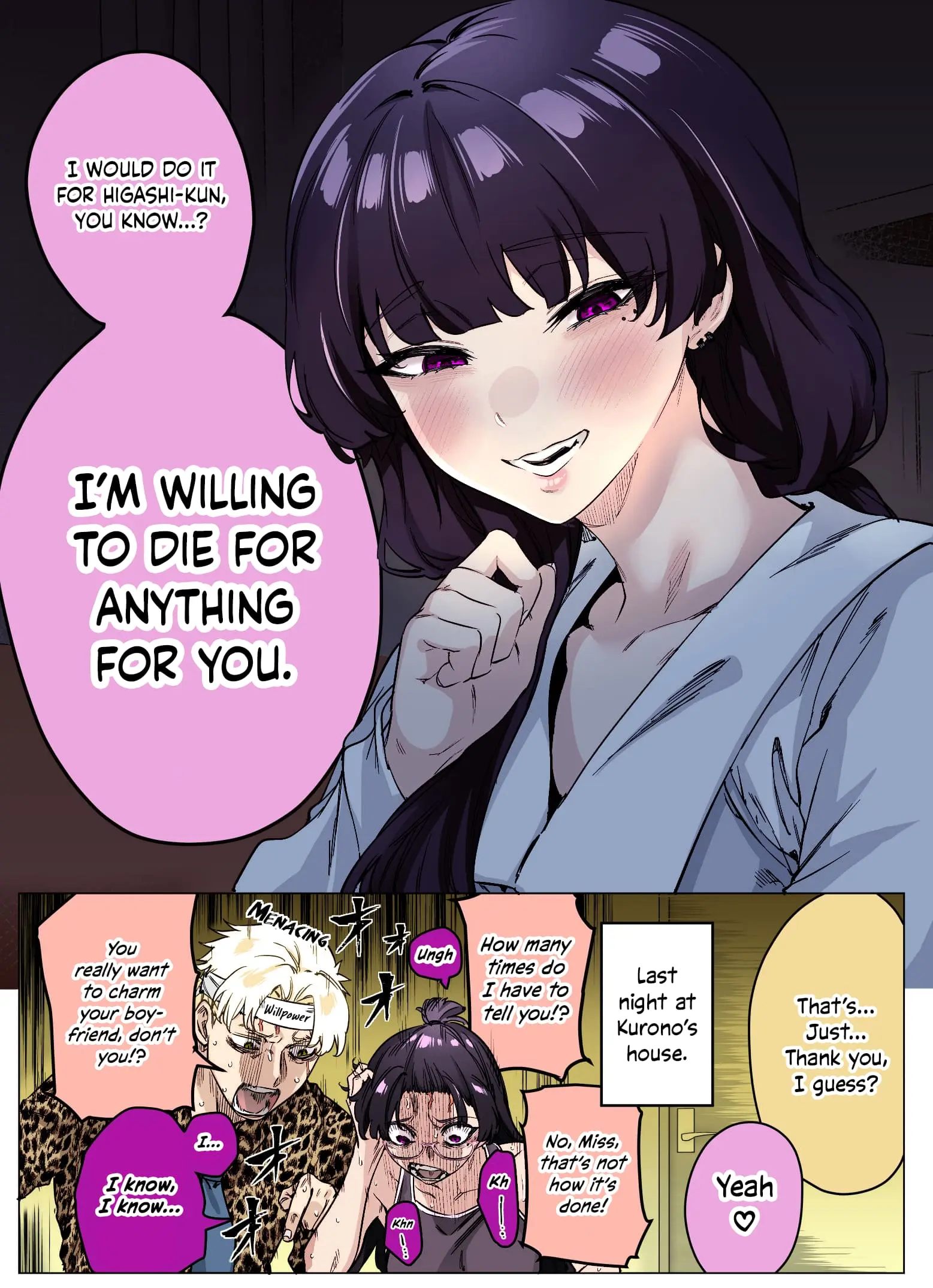 I Thought She Was a Yandere, but Apparently She's Even Worse (Colored) - Chapter 52 - Page 2