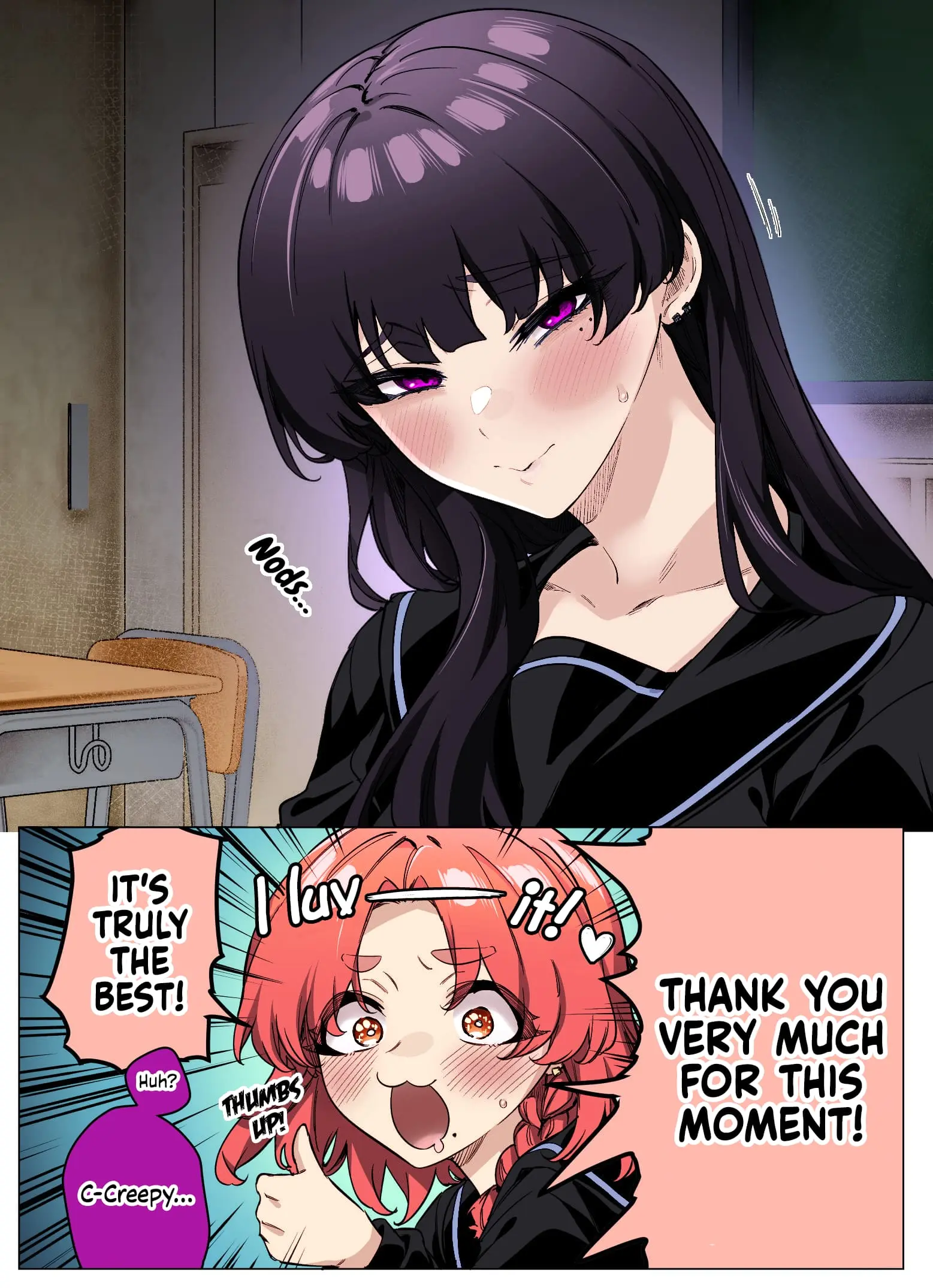 I Thought She Was a Yandere, but Apparently She's Even Worse (Colored) - Chapter 53 - Page 4