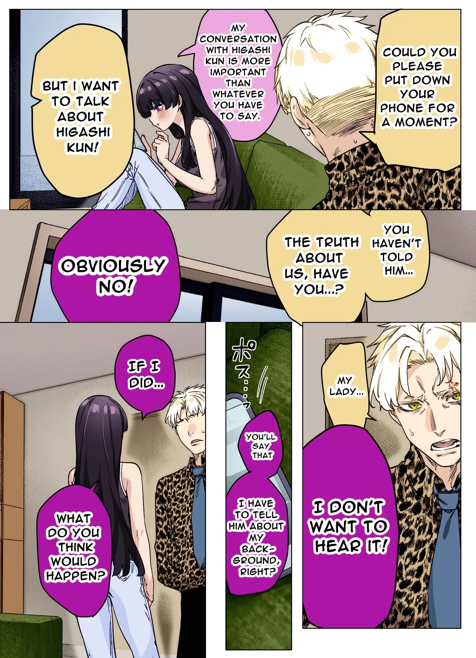 I Thought She Was a Yandere, but Apparently She's Even Worse (Colored) - Chapter 54 - Page 2