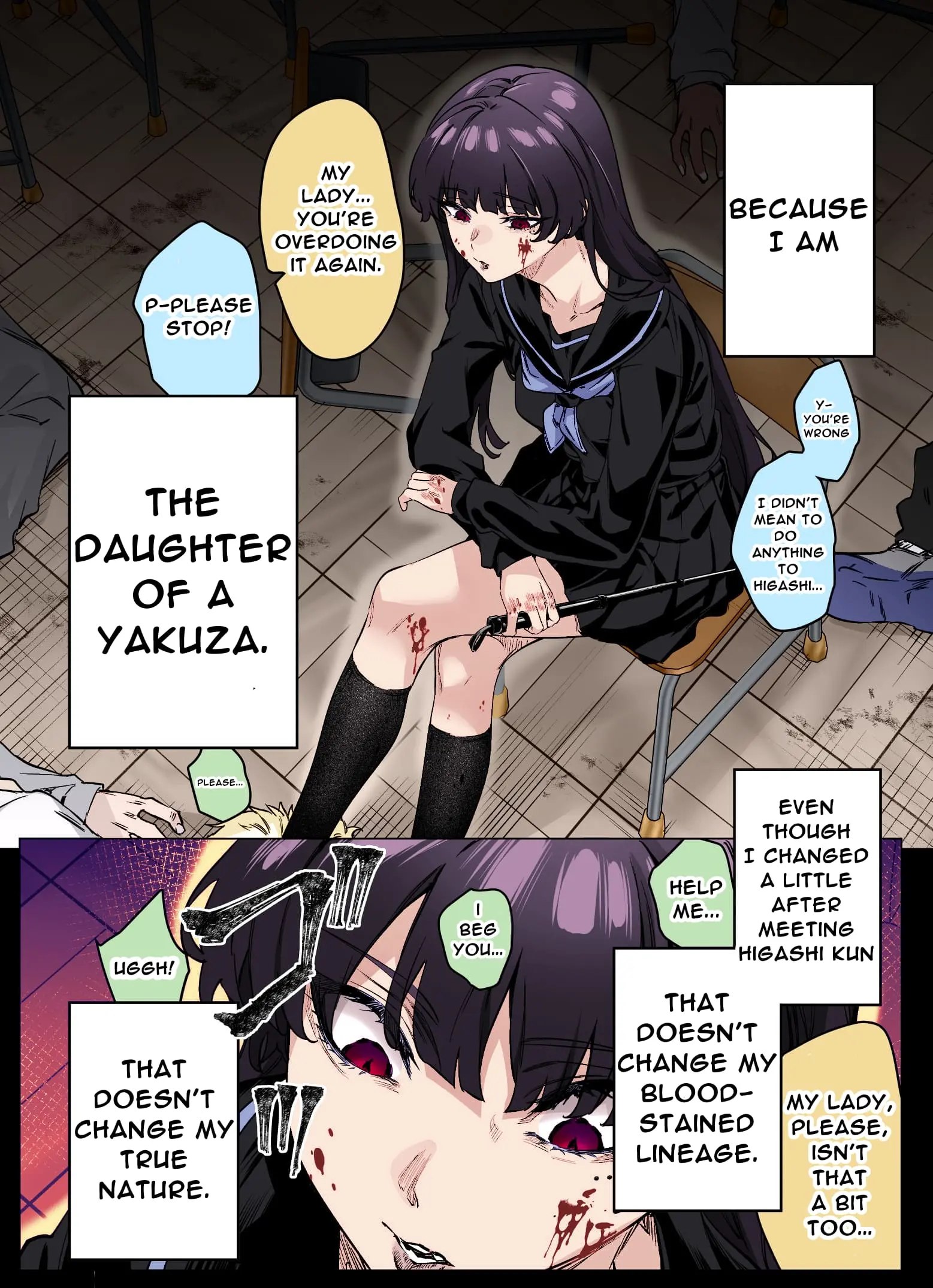 I Thought She Was a Yandere, but Apparently She's Even Worse (Colored) - Chapter 55 - Page 2