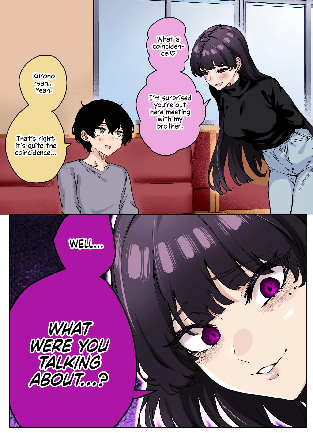 I Thought She Was a Yandere, but Apparently She's Even Worse (Colored) - Chapter 56 - Page 3