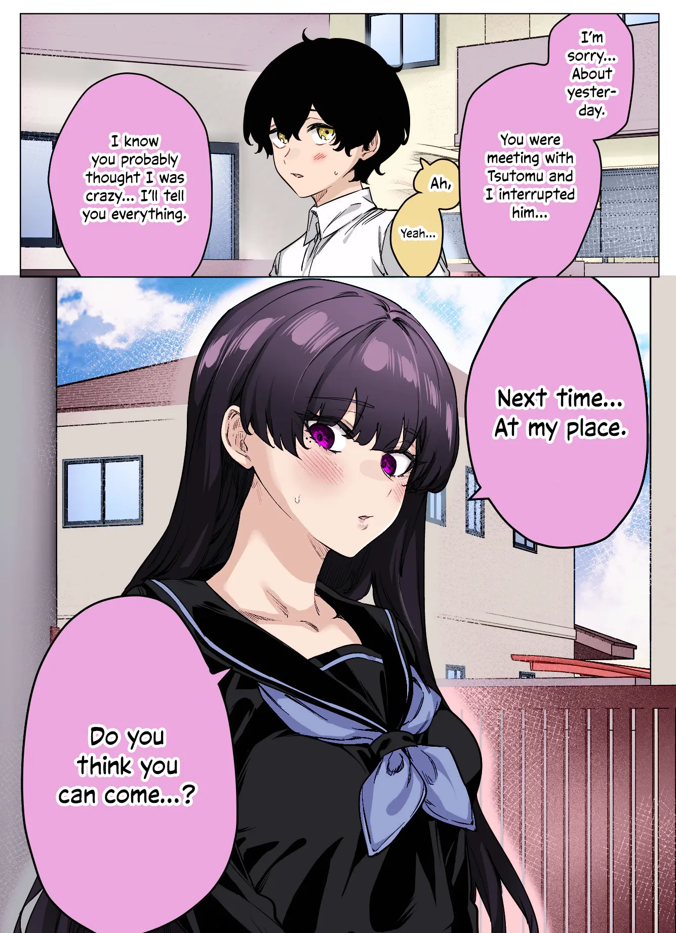 I Thought She Was a Yandere, but Apparently She's Even Worse (Colored) - Chapter 58 - Page 1