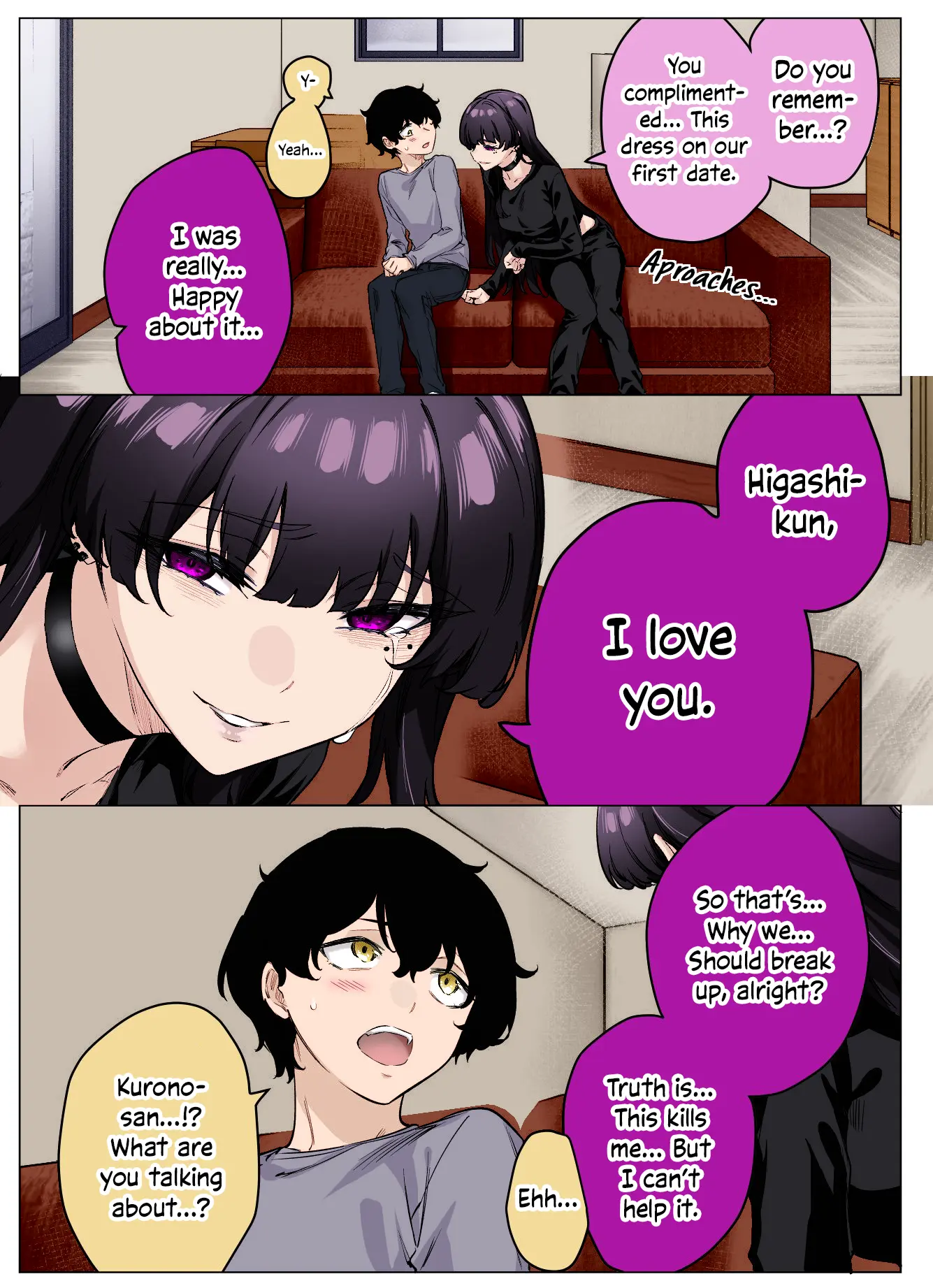 I Thought She Was a Yandere, but Apparently She's Even Worse (Colored) - Chapter 59 - Page 2