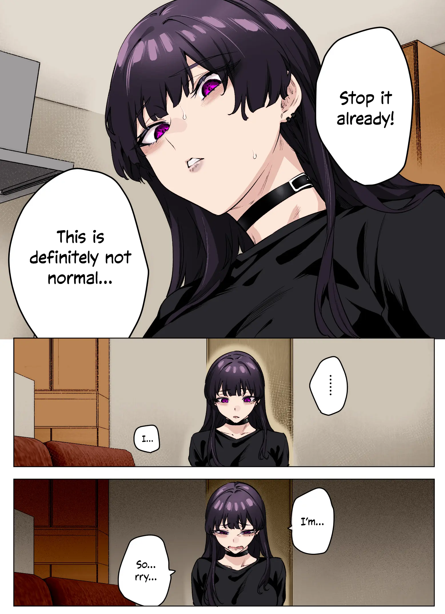 I Thought She Was a Yandere, but Apparently She's Even Worse (Colored) - Chapter 61 - Page 1