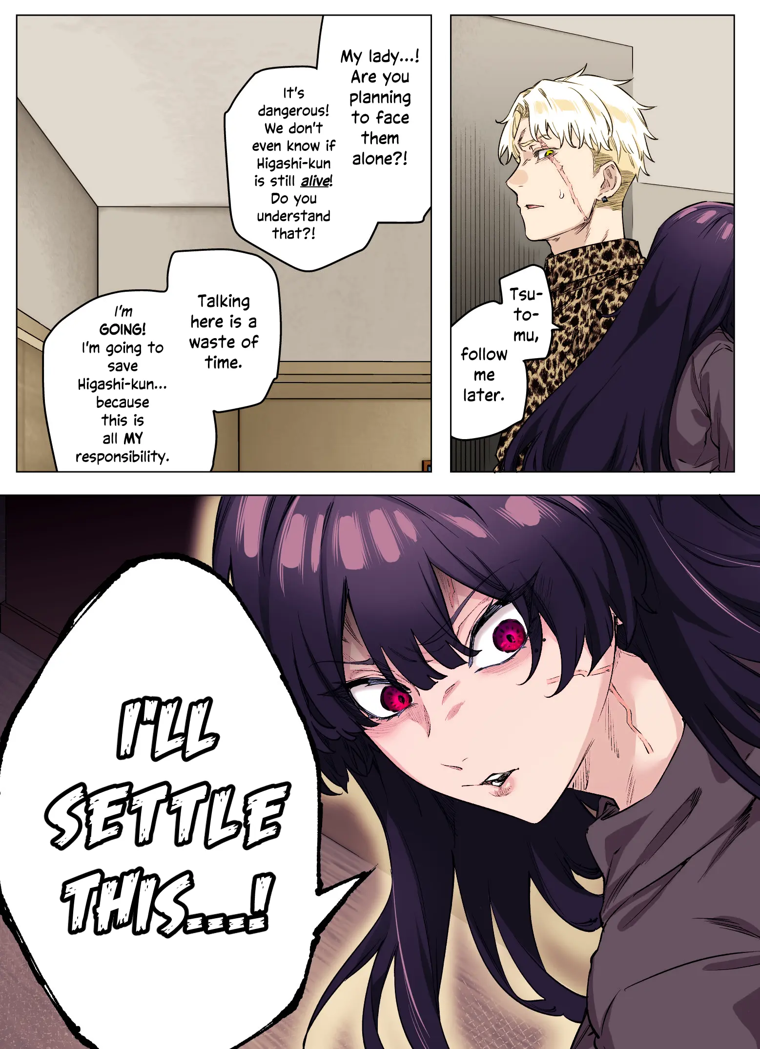 I Thought She Was a Yandere, but Apparently She's Even Worse (Colored) - Chapter 63 - Page 4