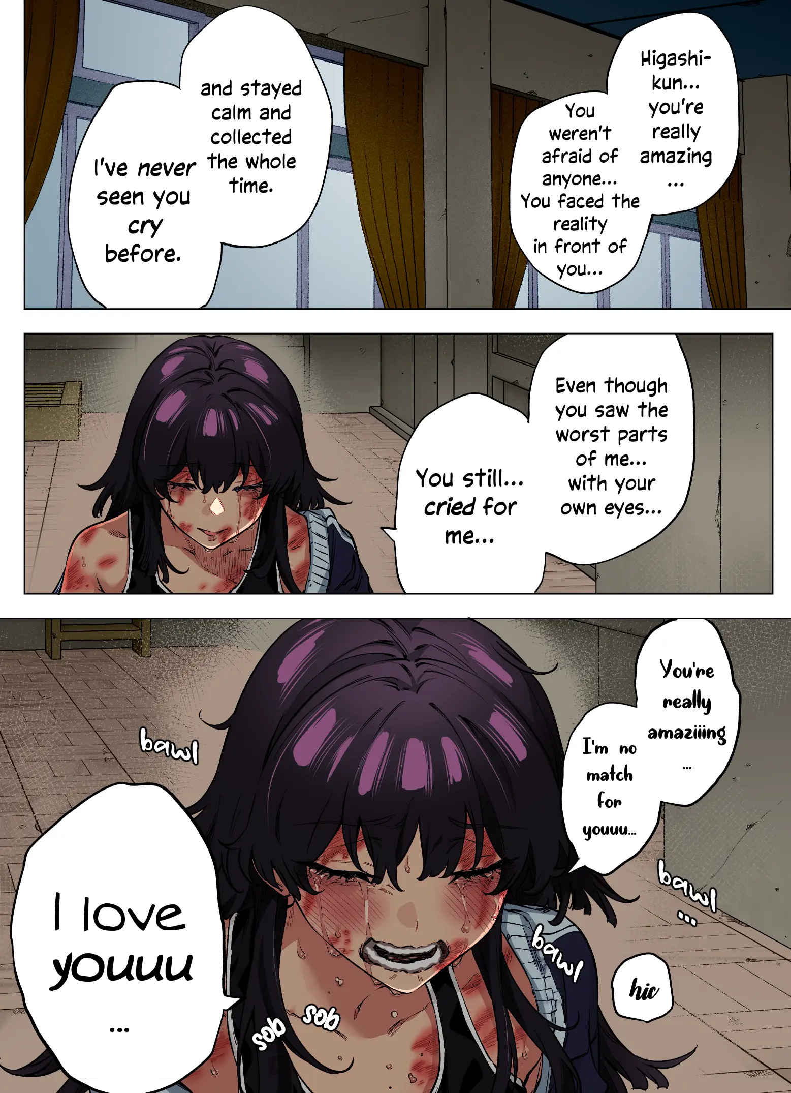 I Thought She Was a Yandere, but Apparently She's Even Worse (Colored) - Chapter 65 - Page 9