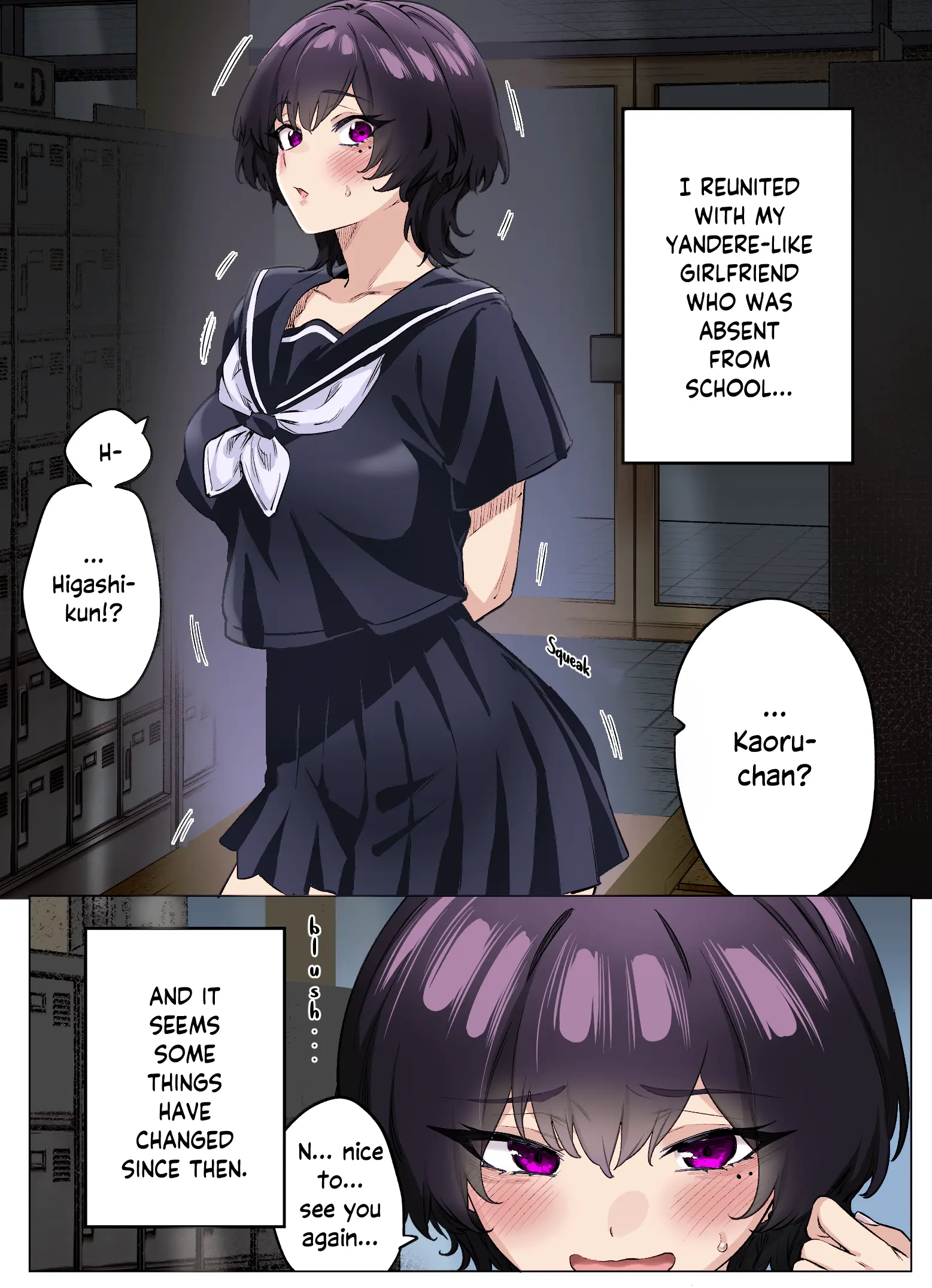 I Thought She Was a Yandere, but Apparently She's Even Worse (Colored) - Chapter 66 - Page 1