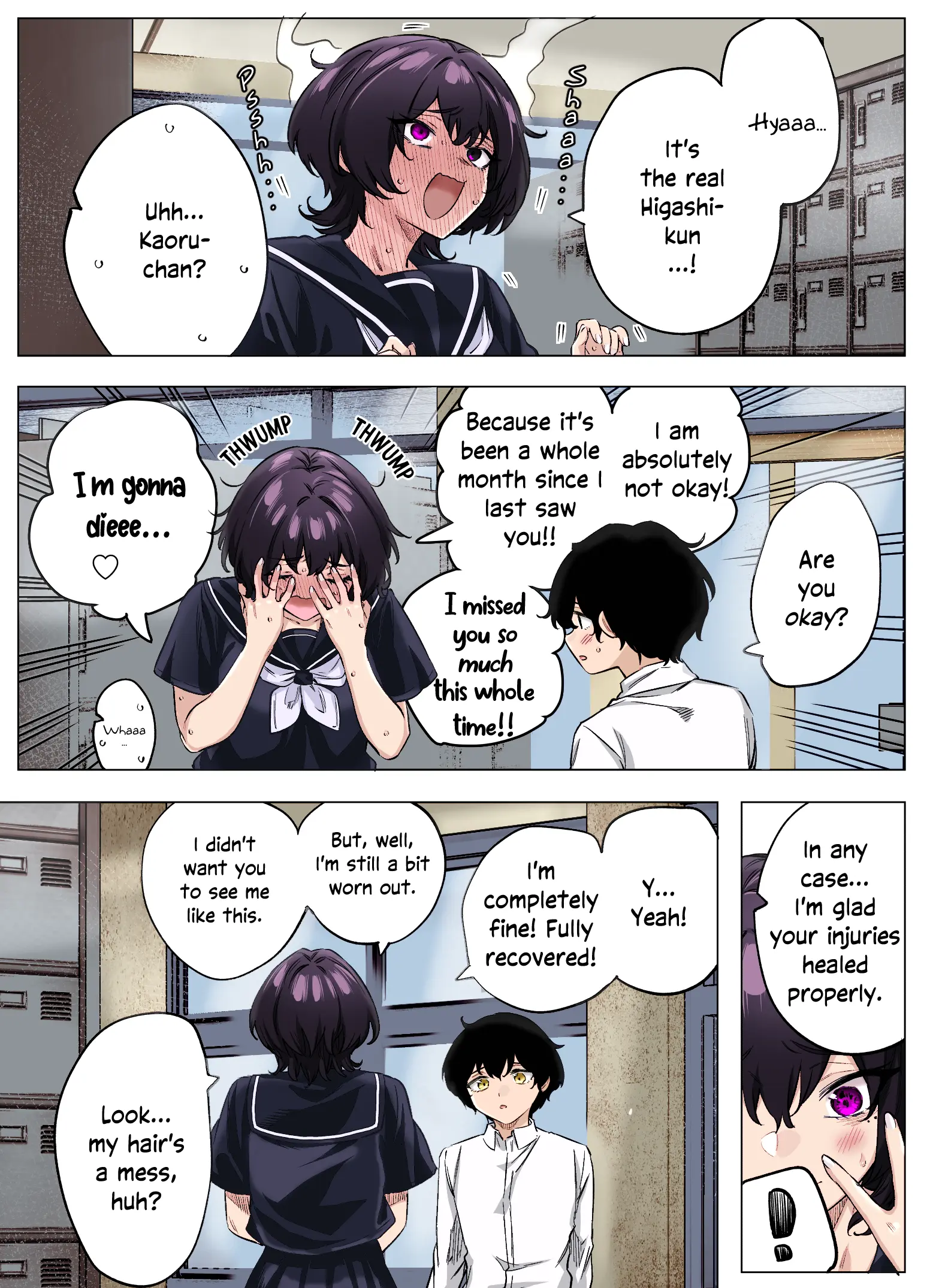 I Thought She Was a Yandere, but Apparently She's Even Worse (Colored) - Chapter 66 - Page 2