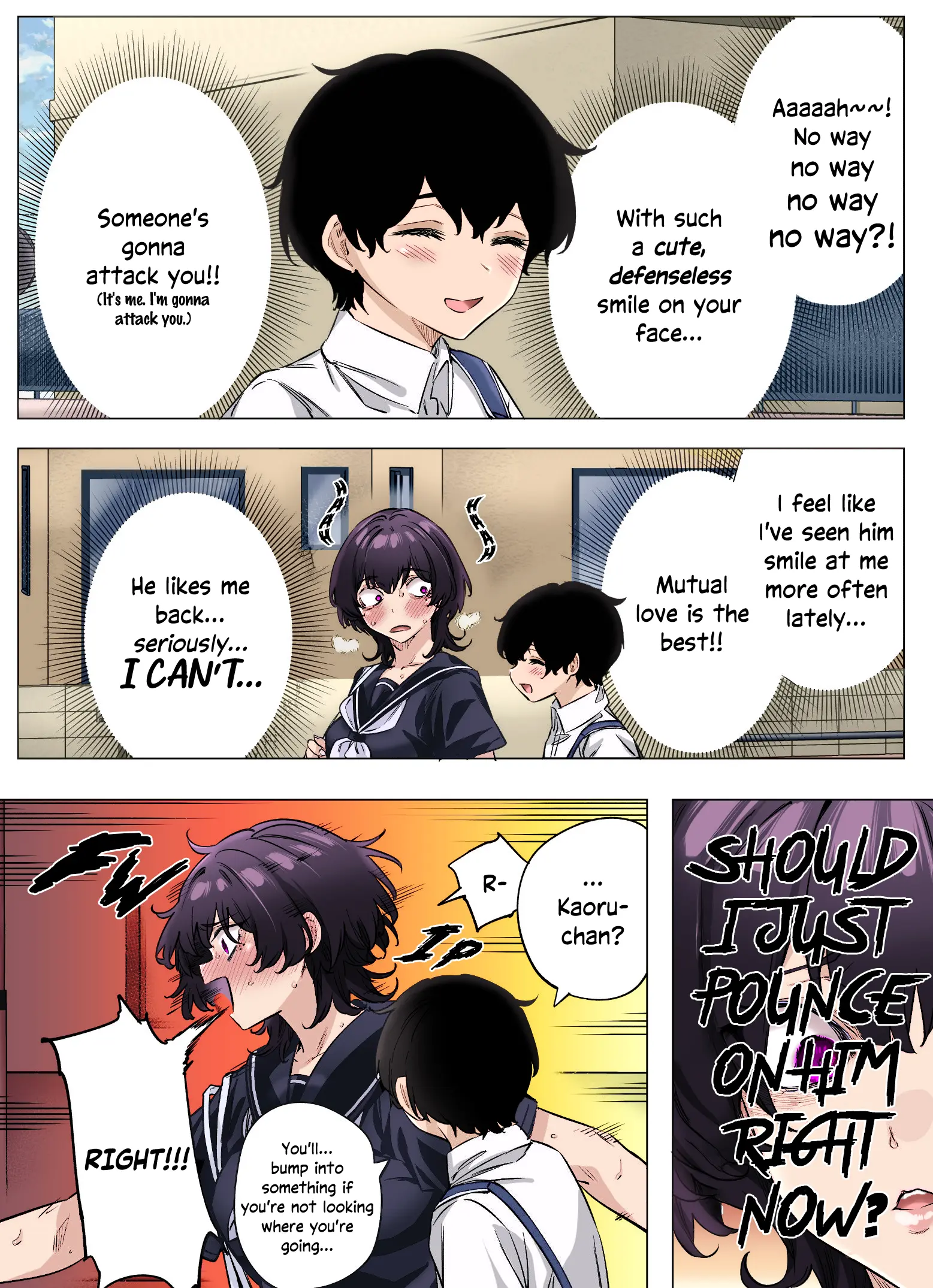 I Thought She Was a Yandere, but Apparently She's Even Worse (Colored) - Chapter 68 - Page 2