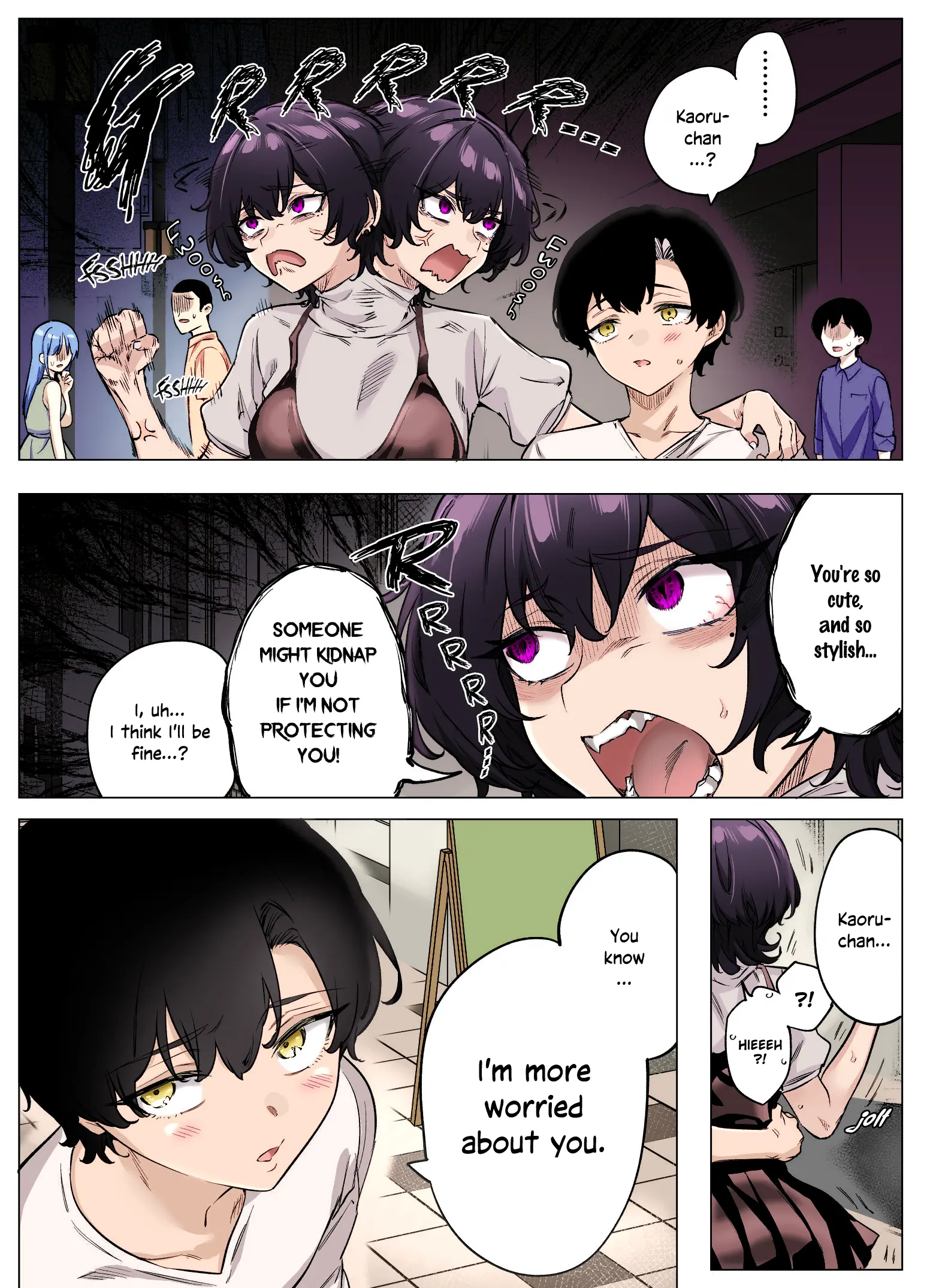 I Thought She Was a Yandere, but Apparently She's Even Worse (Colored) - Chapter 69 - Page 2