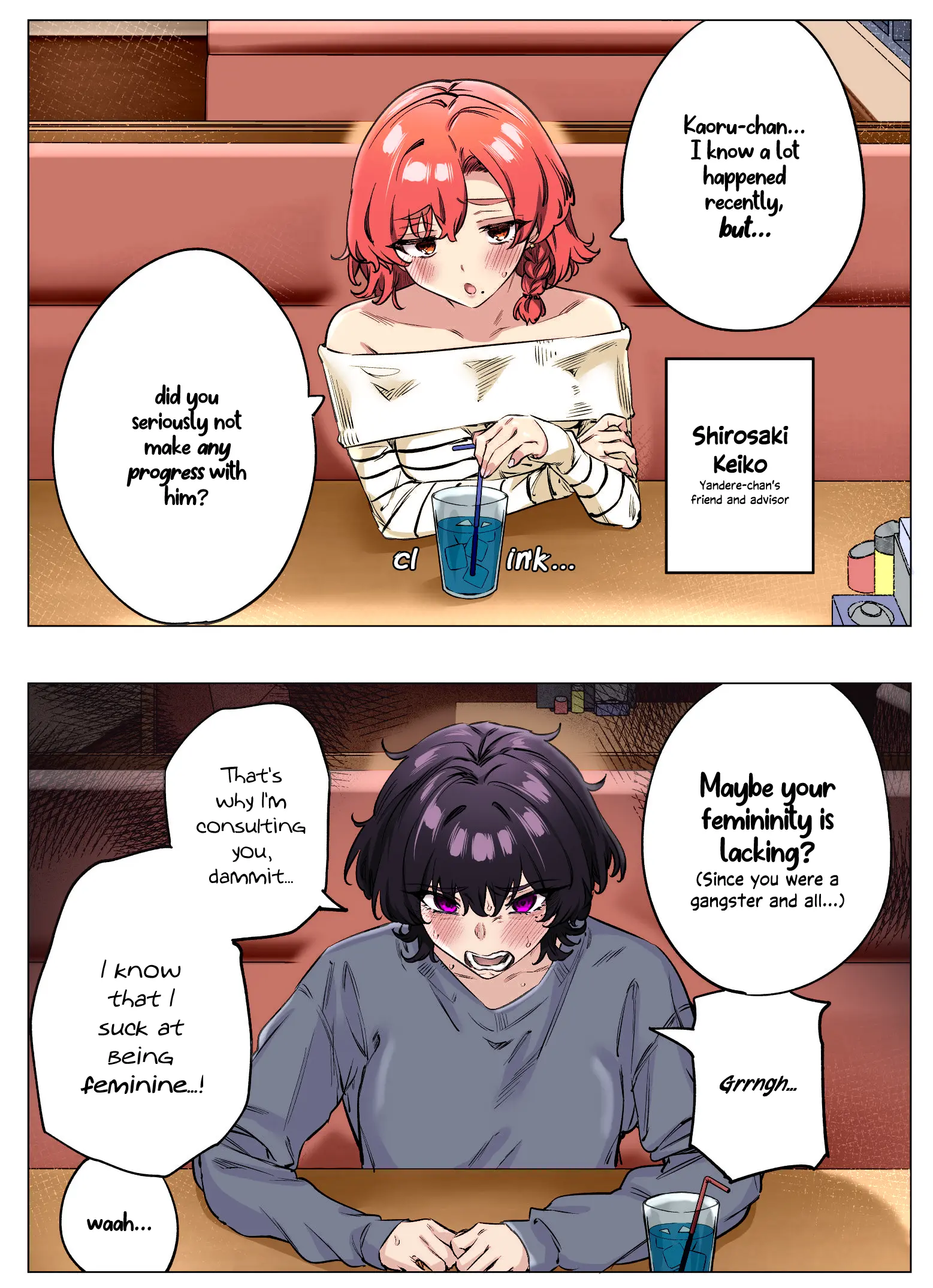 I Thought She Was a Yandere, but Apparently She's Even Worse (Colored) - Chapter 70 - Page 1