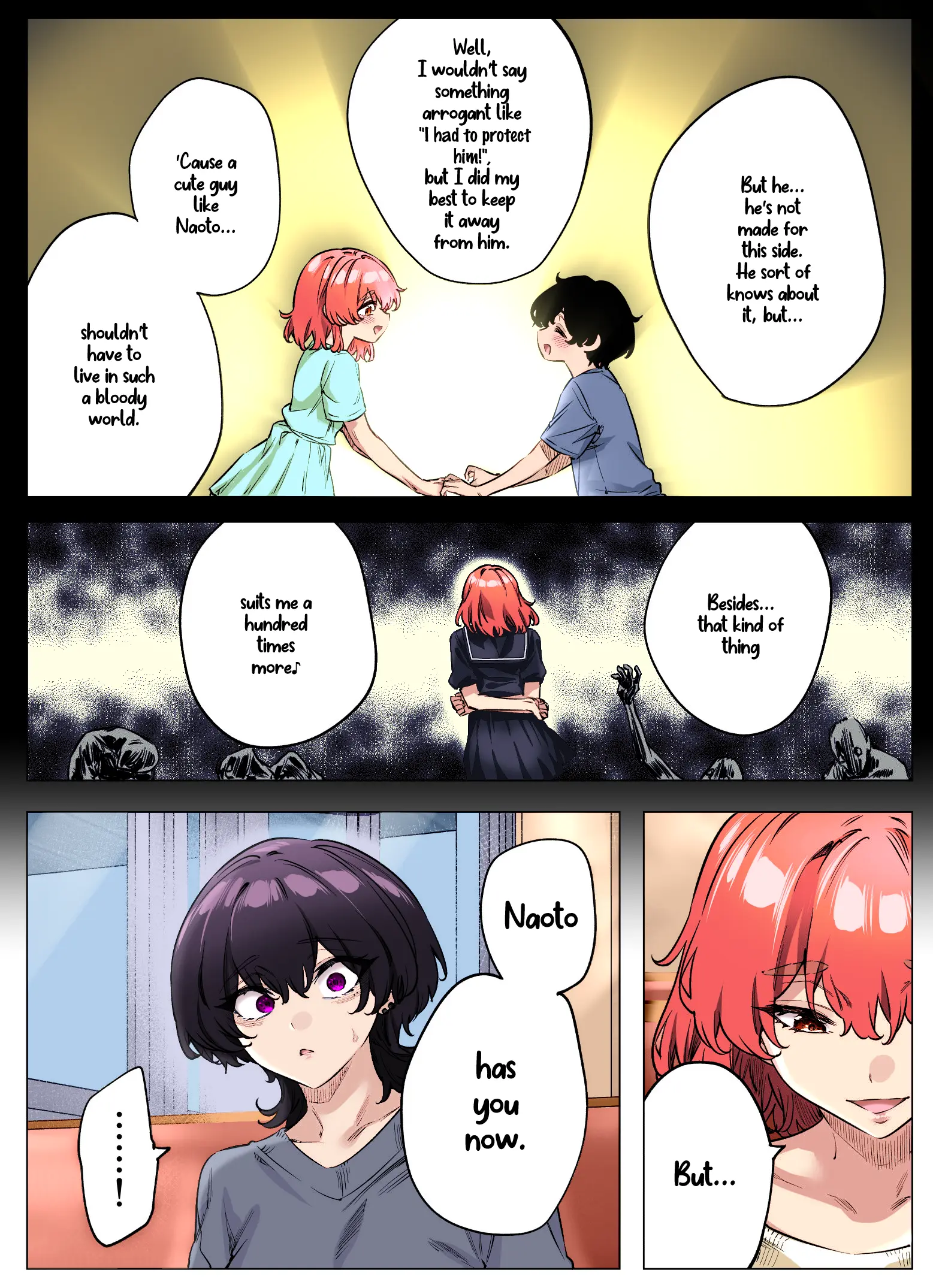 I Thought She Was a Yandere, but Apparently She's Even Worse (Colored) - Chapter 70 - Page 3