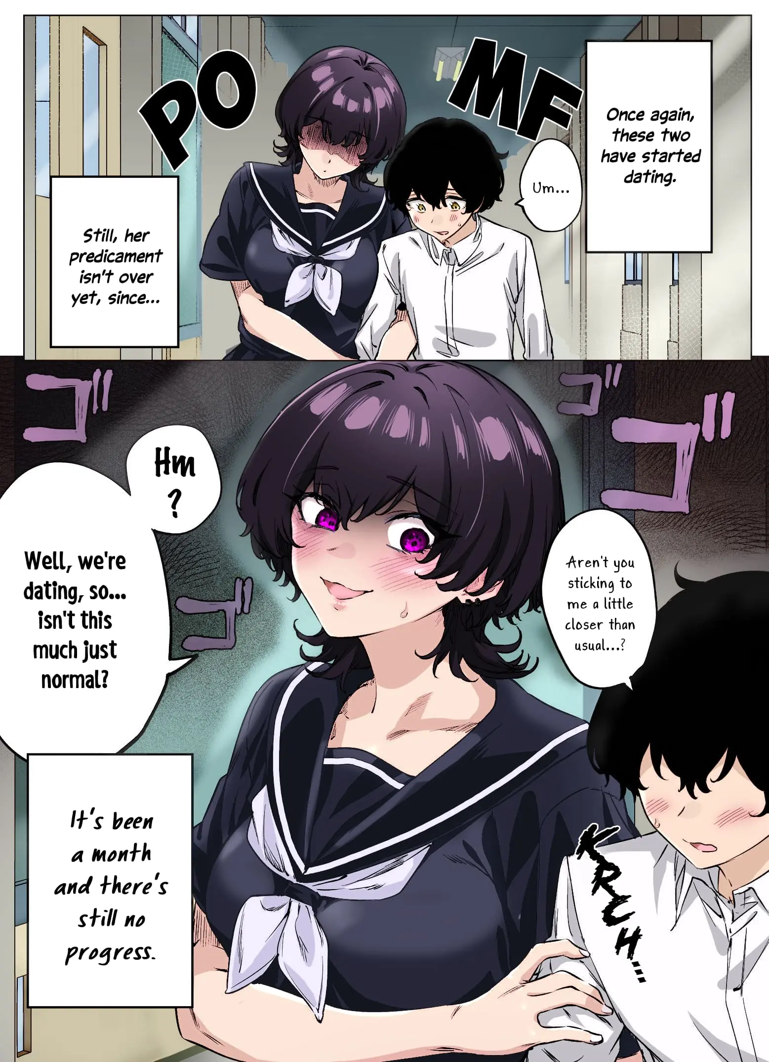 I Thought She Was a Yandere, but Apparently She's Even Worse (Colored) - Chapter 71 - Page 1