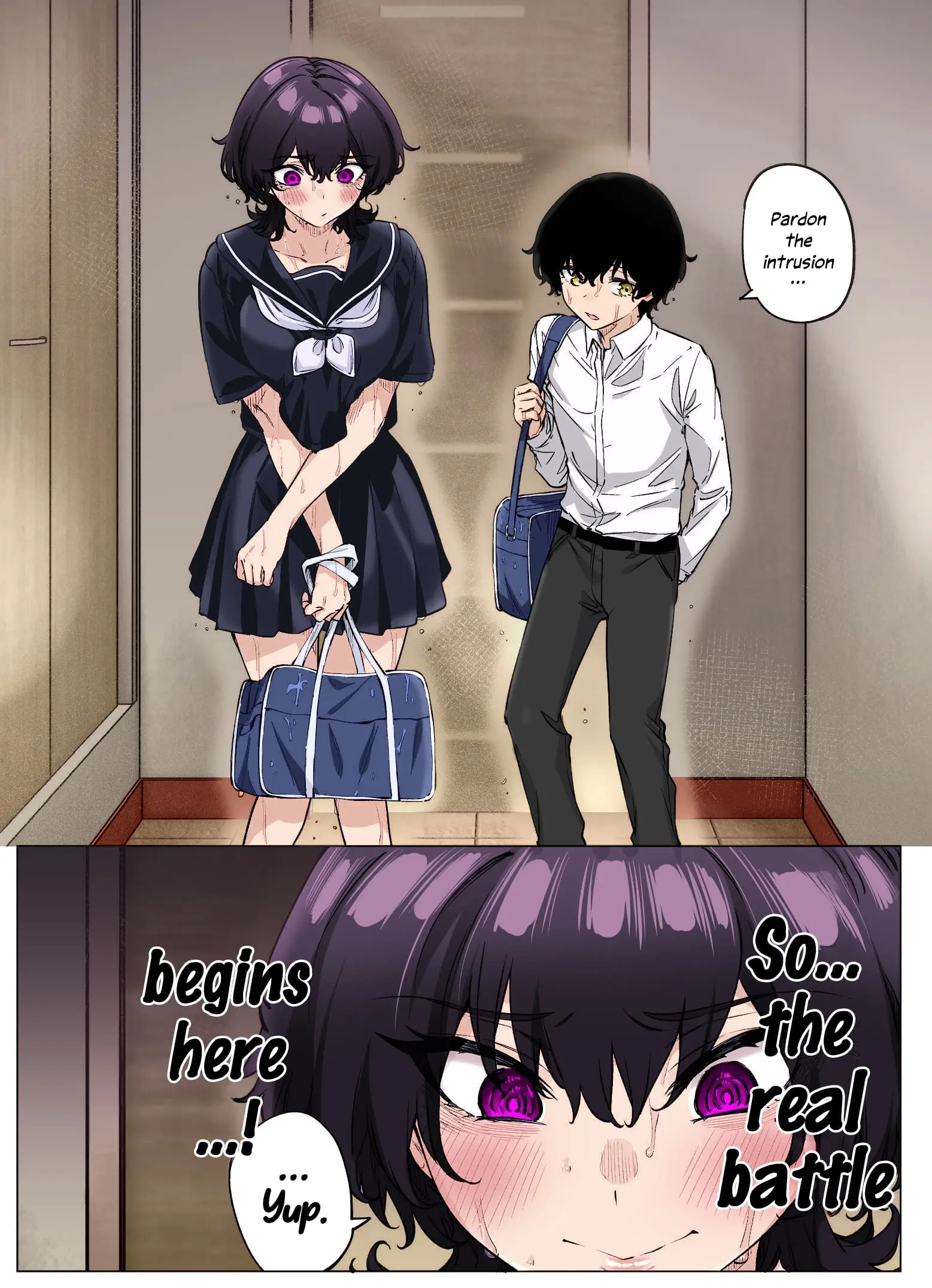 I Thought She Was a Yandere, but Apparently She's Even Worse (Colored) - Chapter 72 - Page 4