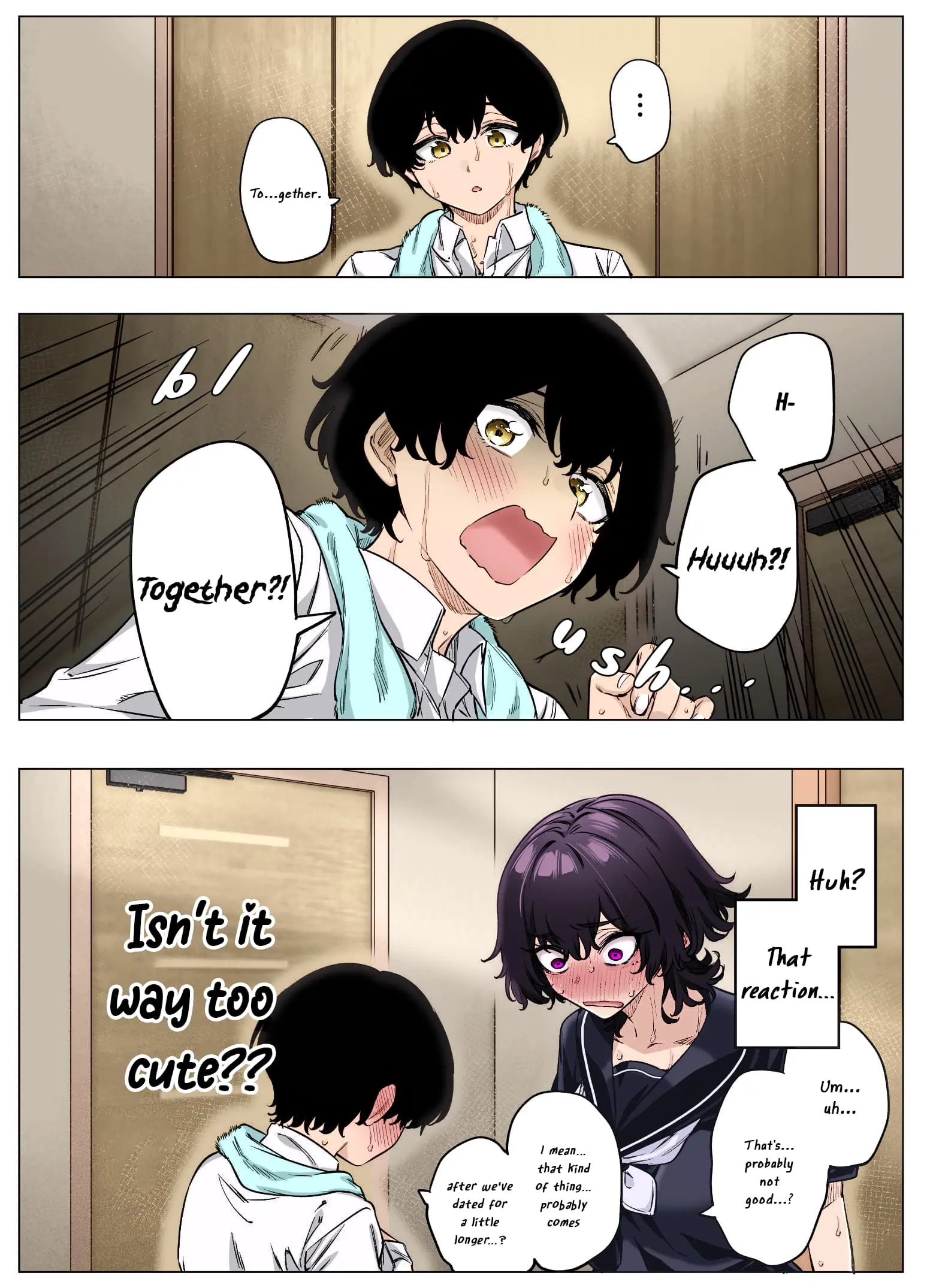 I Thought She Was a Yandere, but Apparently She's Even Worse (Colored) - Chapter 73 - Page 2