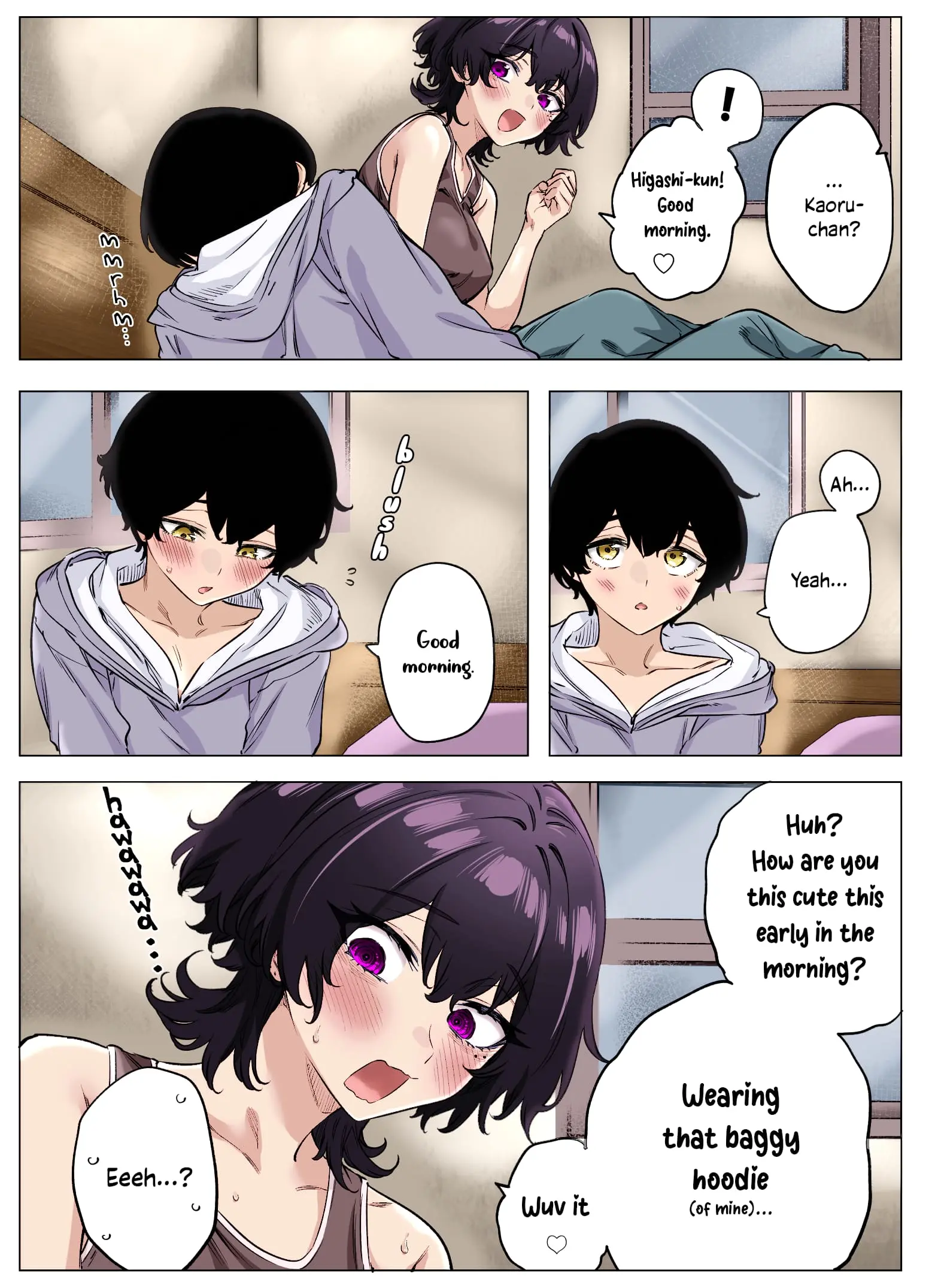 I Thought She Was a Yandere, but Apparently She's Even Worse (Colored) - Chapter 74 - Page 2