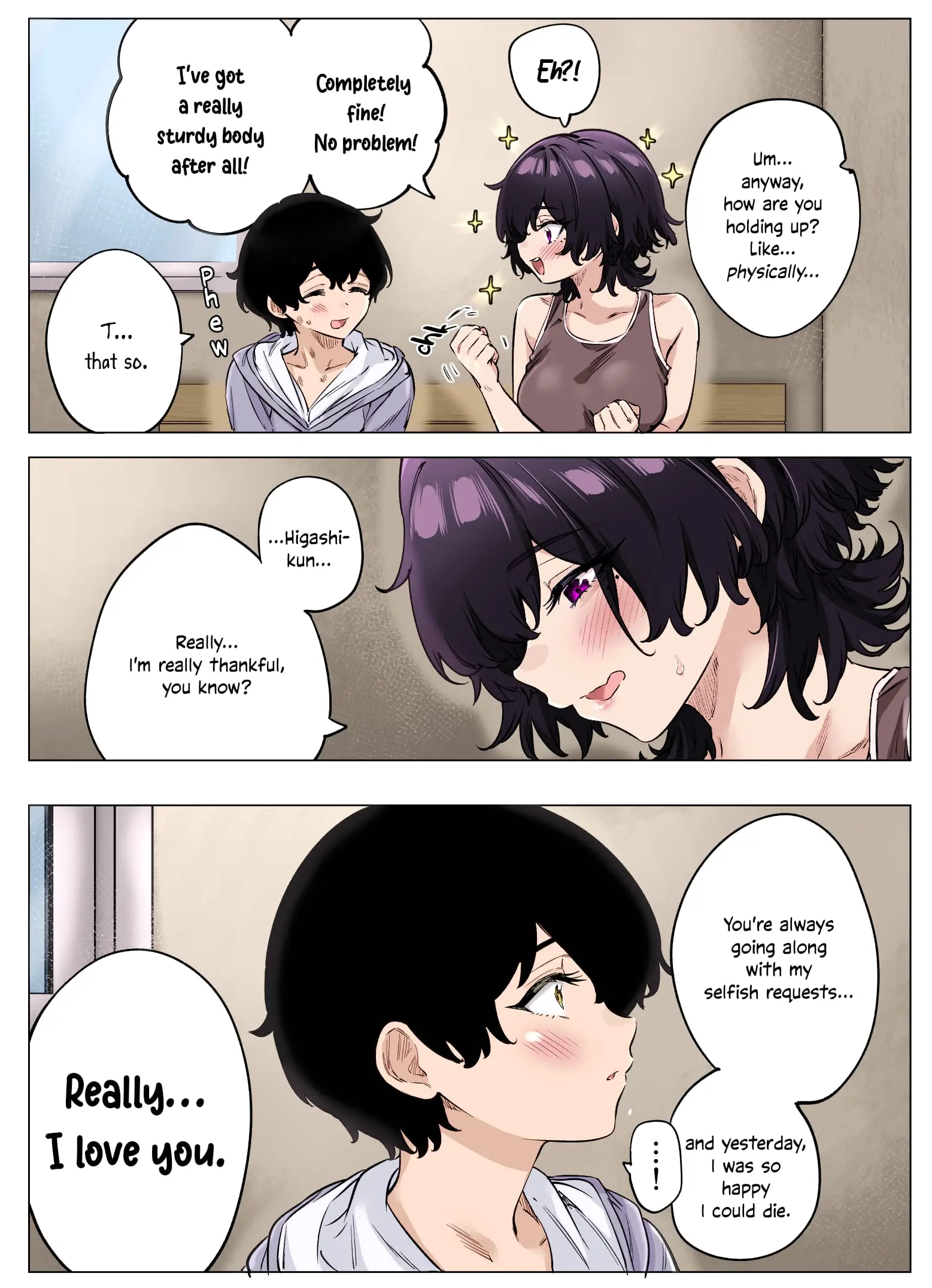 I Thought She Was a Yandere, but Apparently She's Even Worse (Colored) - Chapter 74 - Page 3