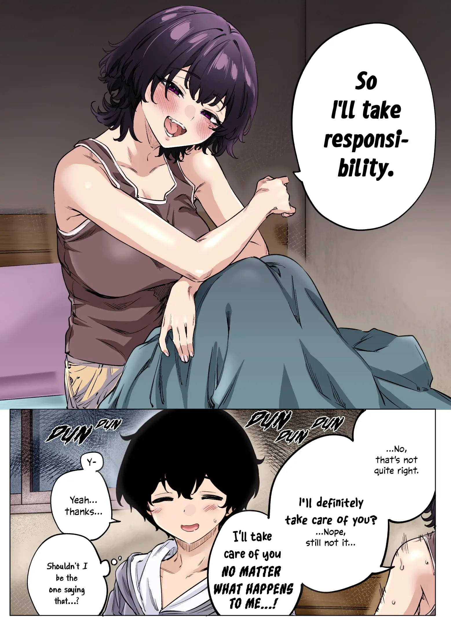 I Thought She Was a Yandere, but Apparently She's Even Worse (Colored) - Chapter 74 - Page 4