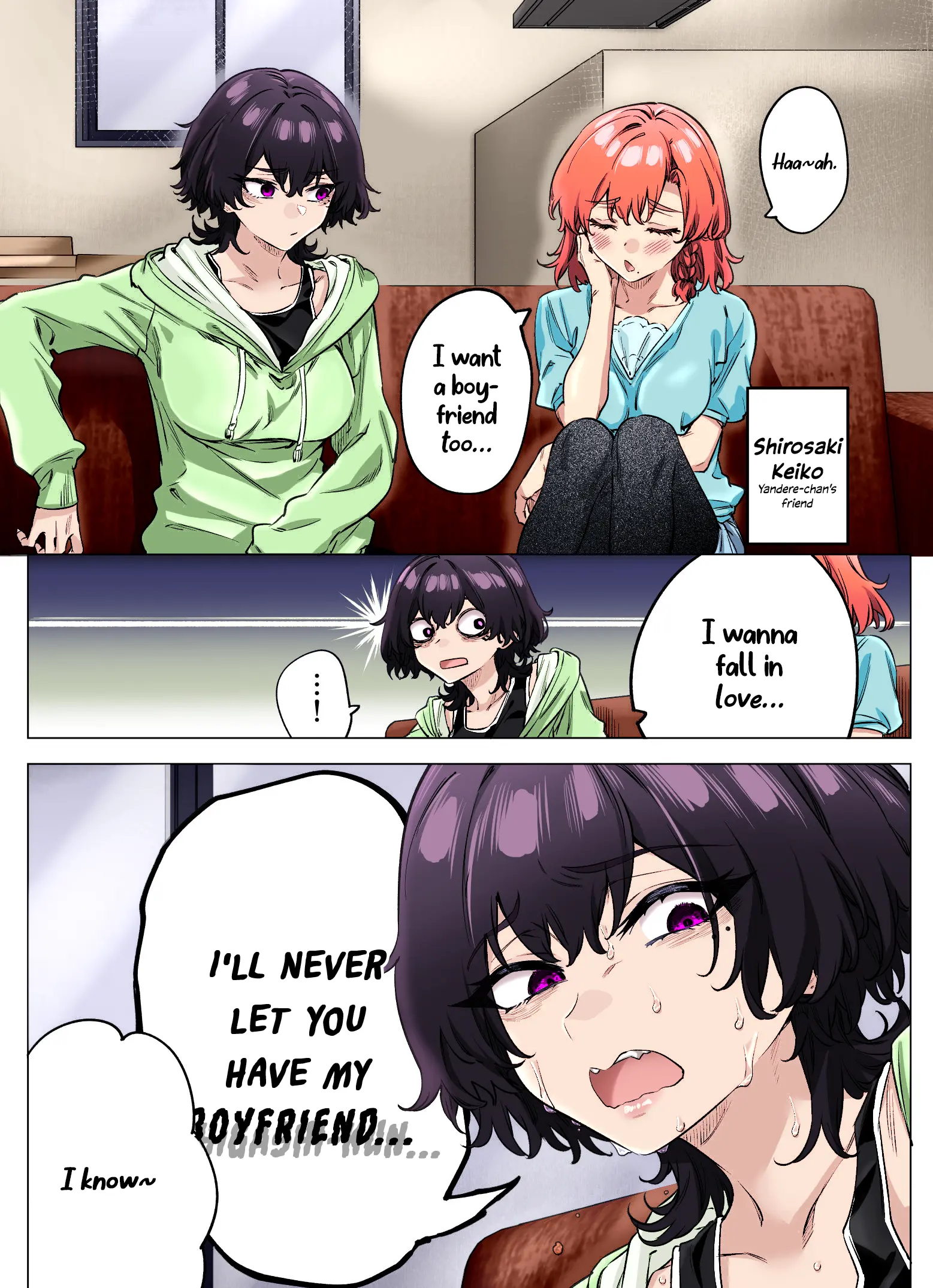 I Thought She Was a Yandere, but Apparently She's Even Worse (Colored) - Chapter 75 - Page 1