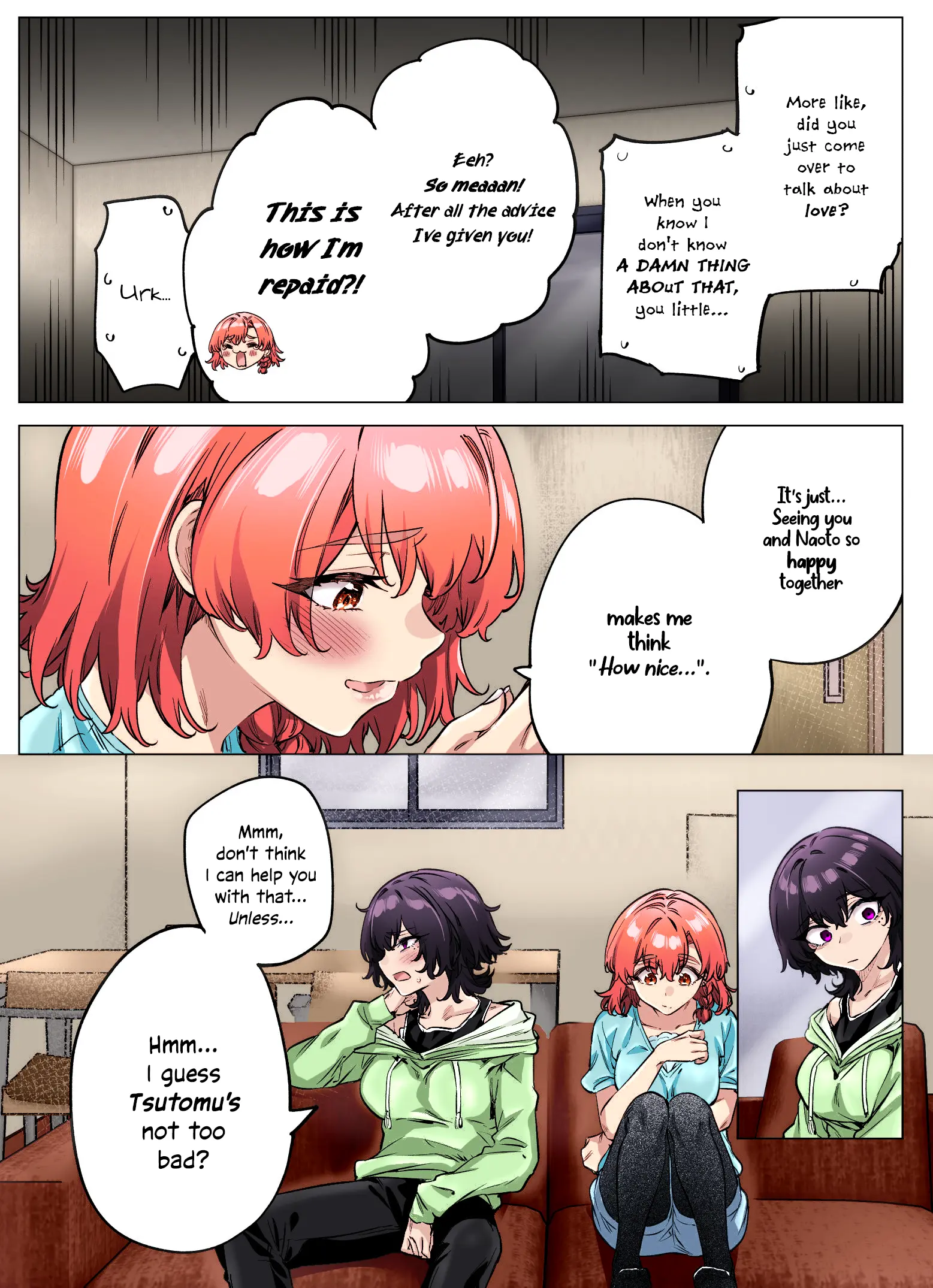 I Thought She Was a Yandere, but Apparently She's Even Worse (Colored) - Chapter 75 - Page 2
