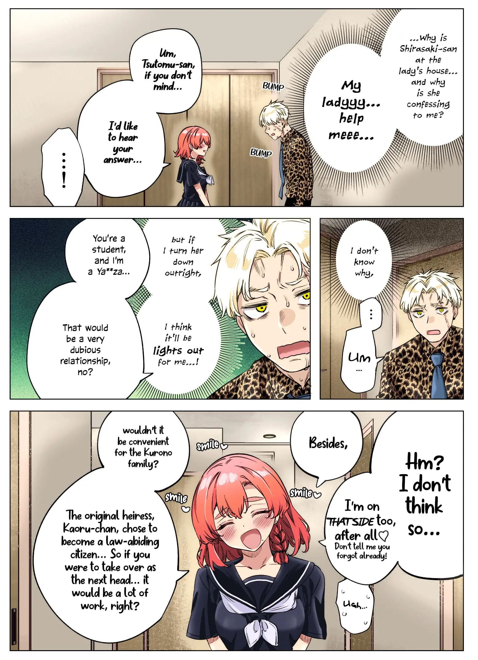 I Thought She Was a Yandere, but Apparently She's Even Worse (Colored) - Chapter 76 - Page 2