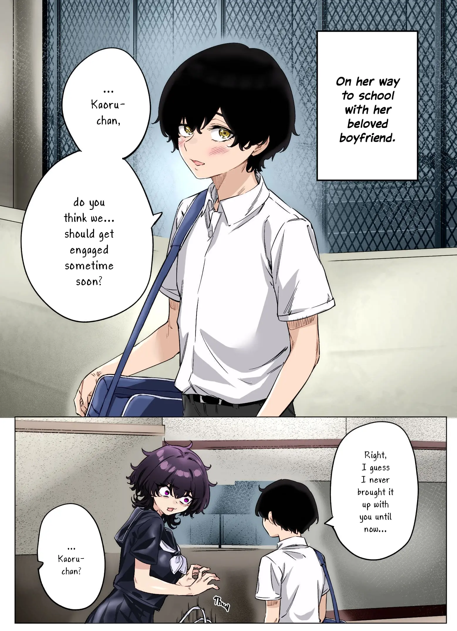 I Thought She Was a Yandere, but Apparently She's Even Worse (Colored) - Chapter 78 END - Page 1