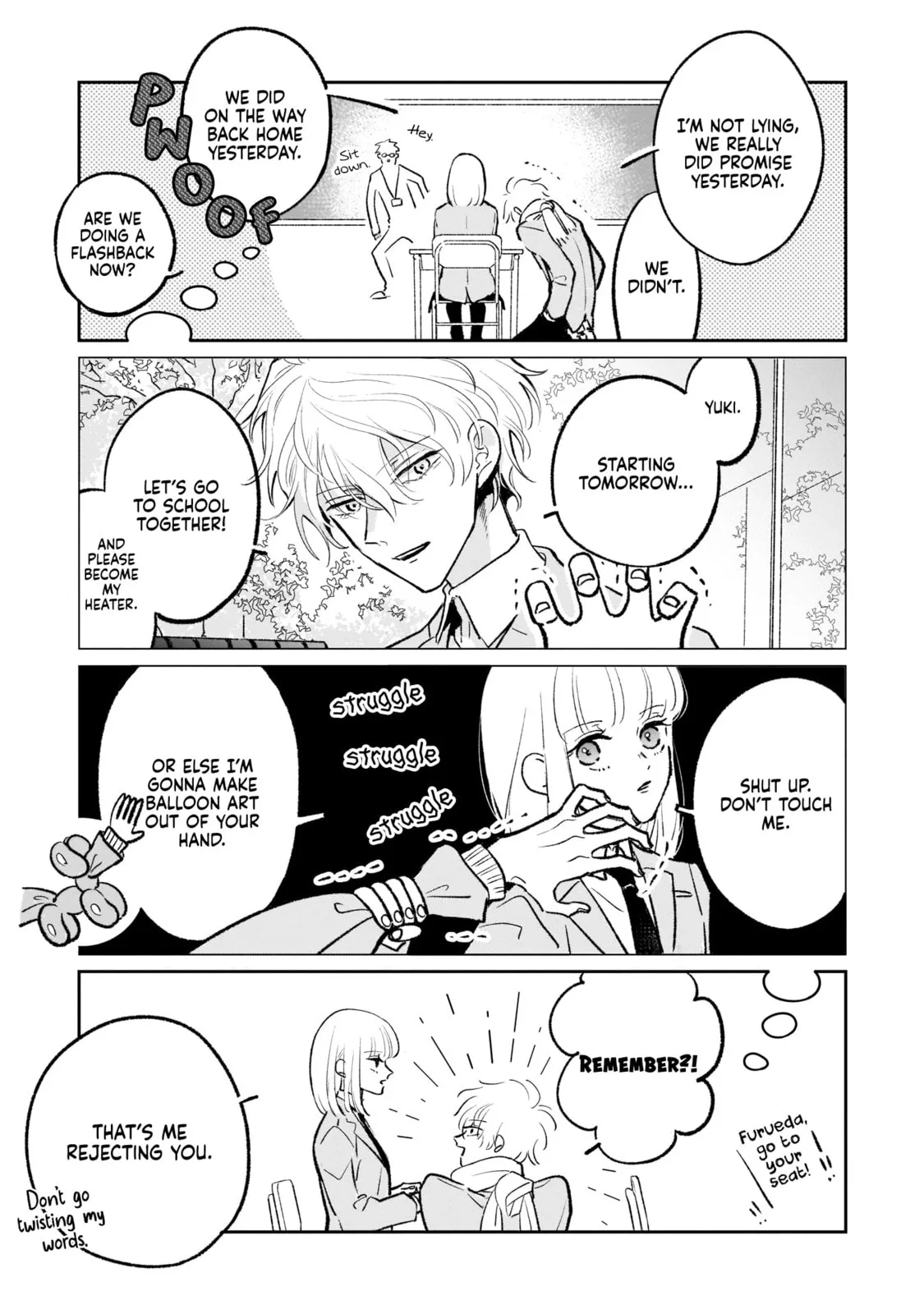 A Boy Sensitive to Cold & a Hard-Boiled Girl - Chapter 2 - Page 6
