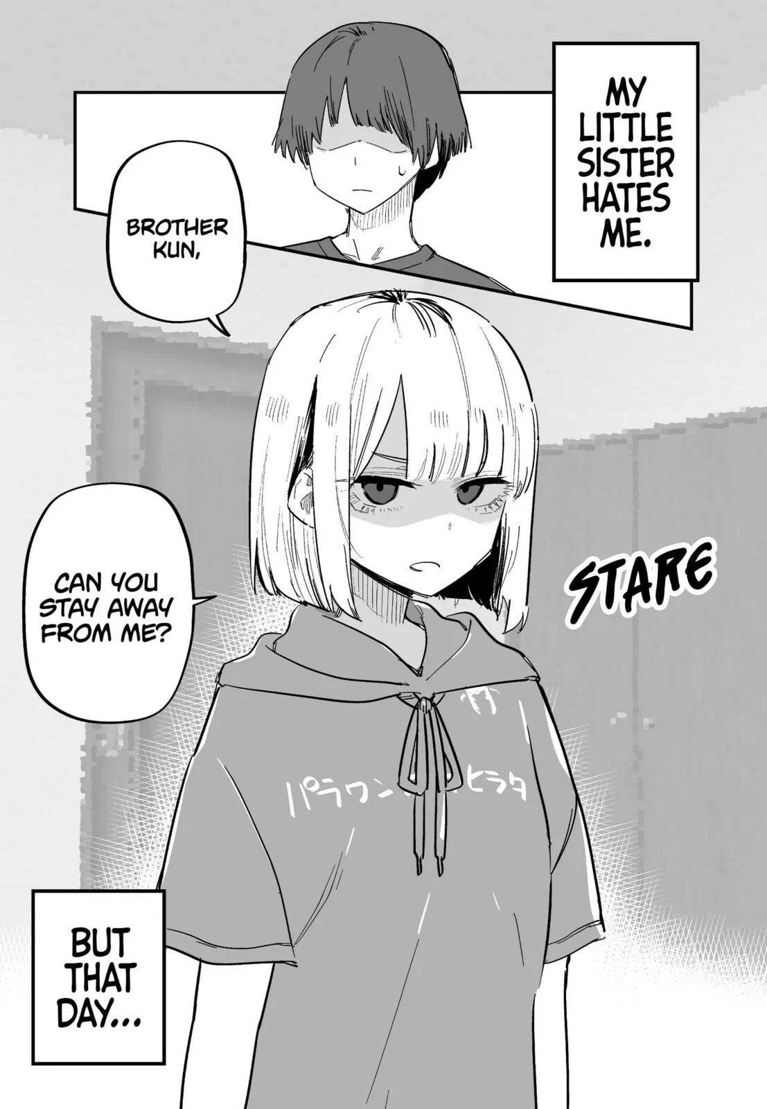 My Sister Who Cannot Stand Me Is Scary - Chapter 1 - Page 1