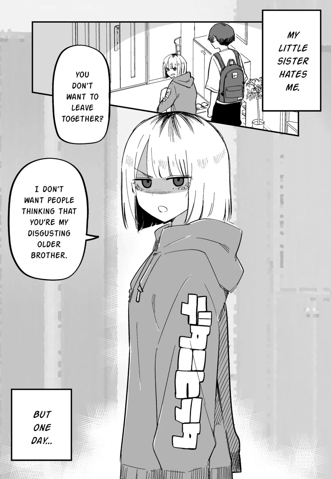 My Sister Who Cannot Stand Me Is Scary - Chapter 3 - Page 1