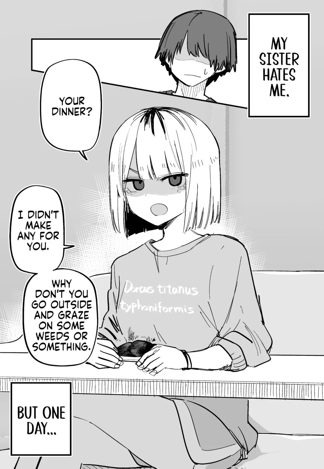 My Sister Who Cannot Stand Me Is Scary - Chapter 9 - Page 1