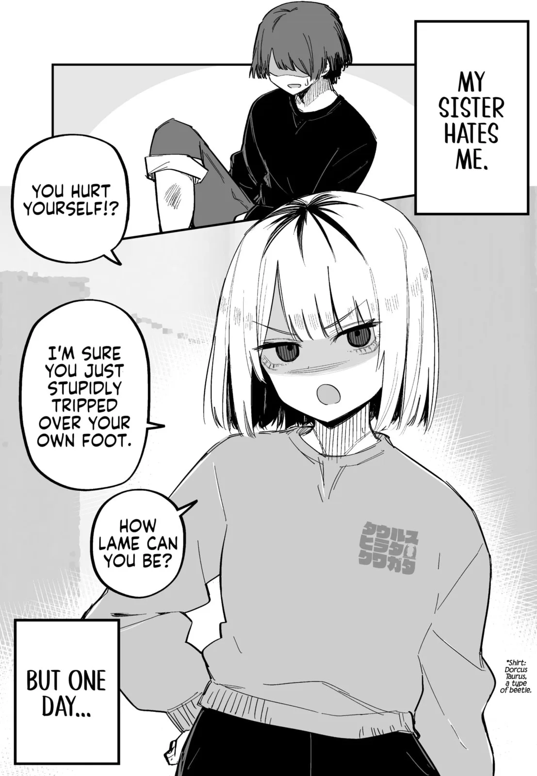My Sister Who Cannot Stand Me Is Scary - Chapter 10 - Page 1